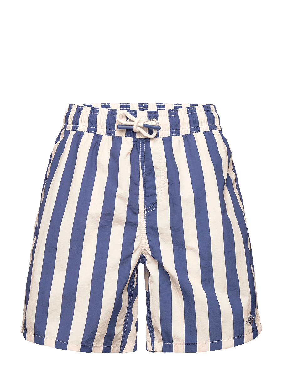 Gant Kids - Block Stripe Swimshort - badehosen - vintage blue - 0