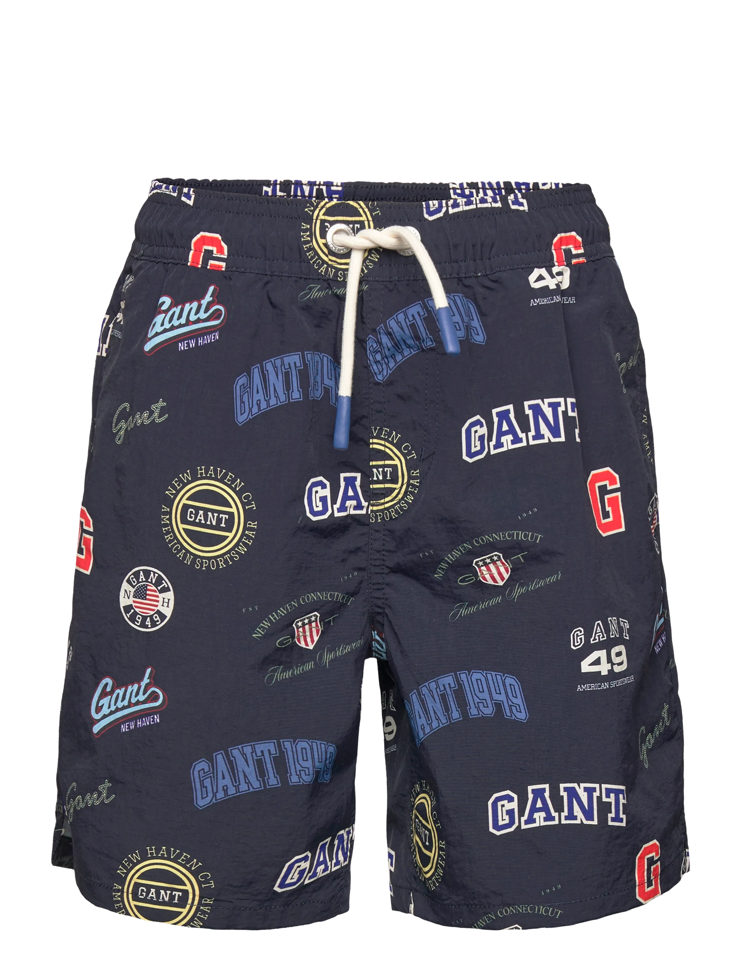 GANT Kinder Collegiate Aop Swimshort Navy - 140 - Kinder