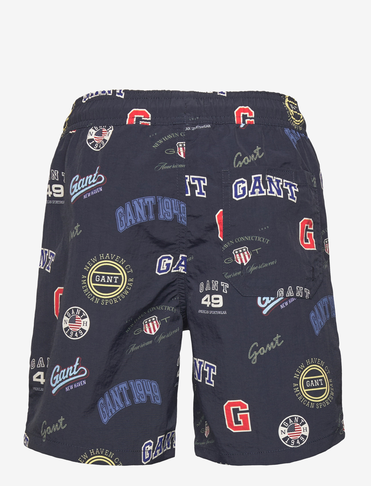 Gant Kids - Collegiate AOP Swimshort - badebukser - evening blue - 1