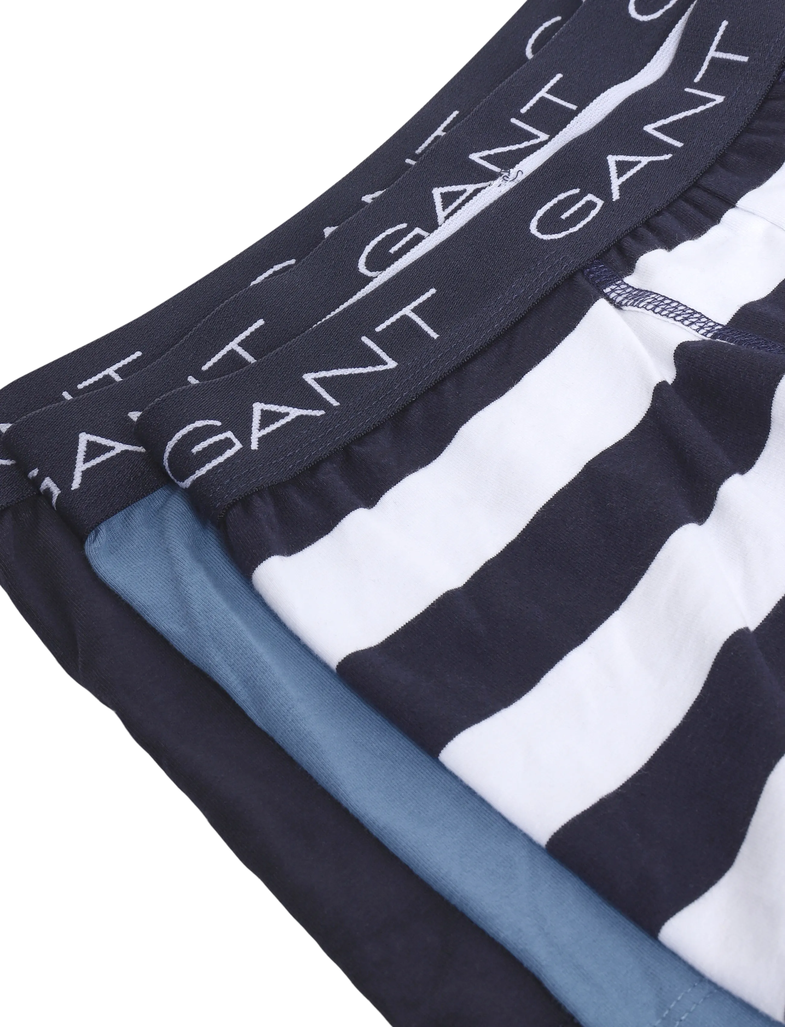 Gant Kids - 3 Pack Stripe Boxer Briefs - undertøjssæt - evening blue - 2