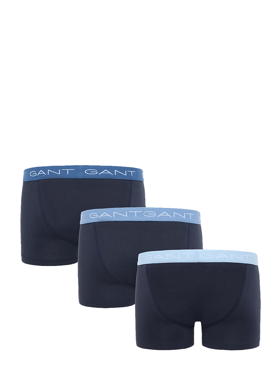 Gant Kids - 3 Pack Contrast Waistband Boxer Briefs - unterhosen - evening blue - 0