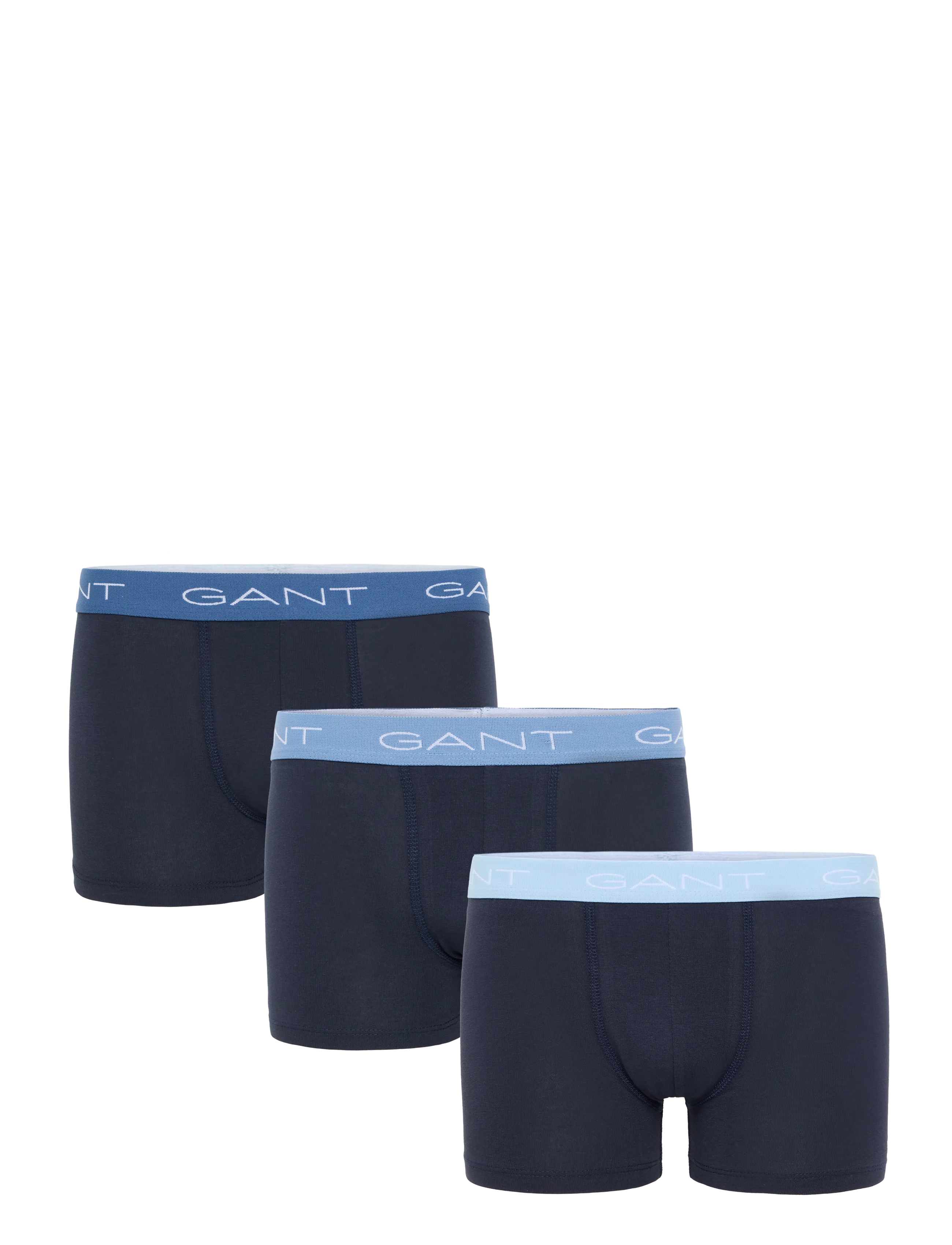 Gant Kids - 3 Pack Contrast Waistband Boxer Briefs - majtki - evening blue - 1