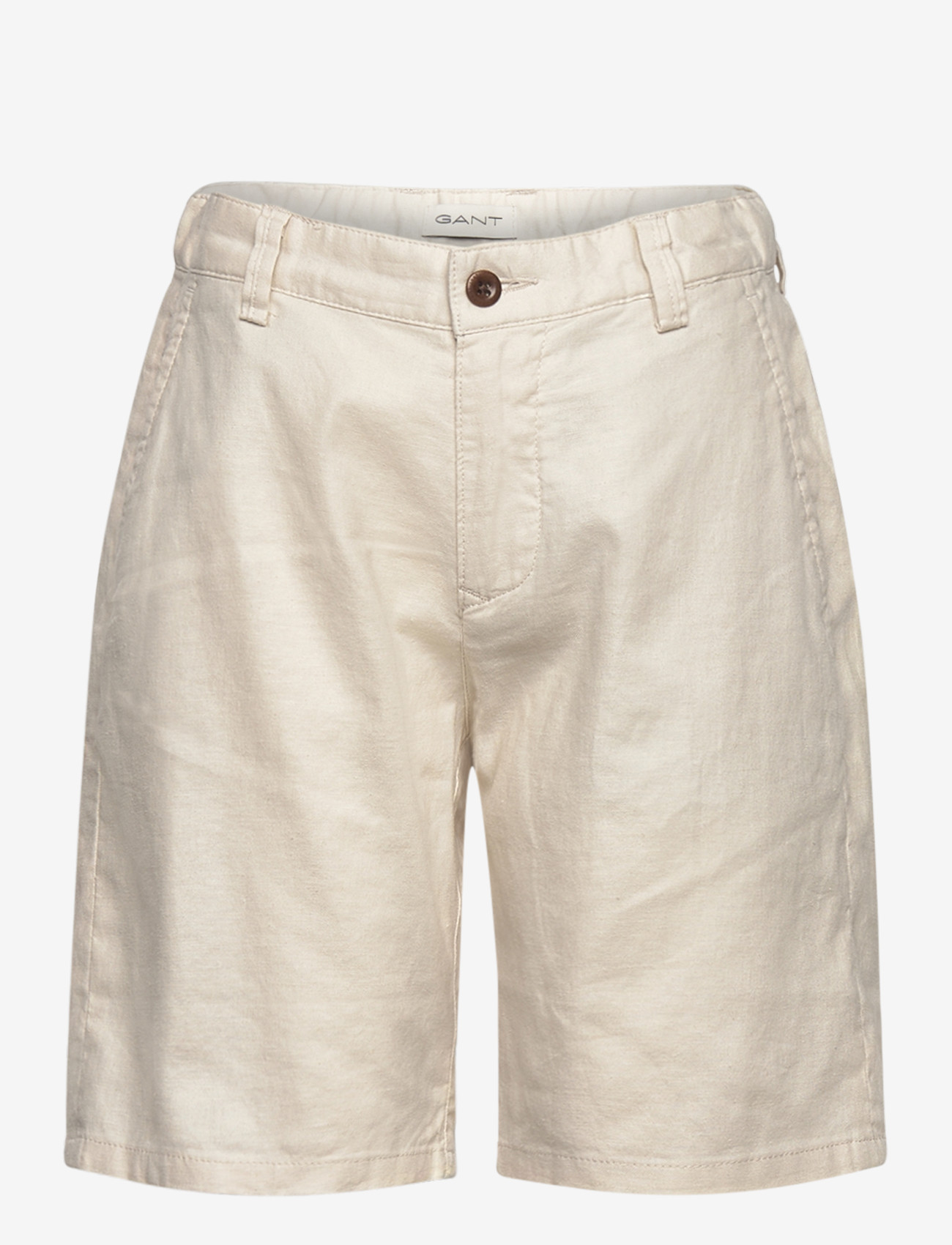 Gant Kids - Gant Shield Linen Blend Shorts - casual shorts - creamed white - 0
