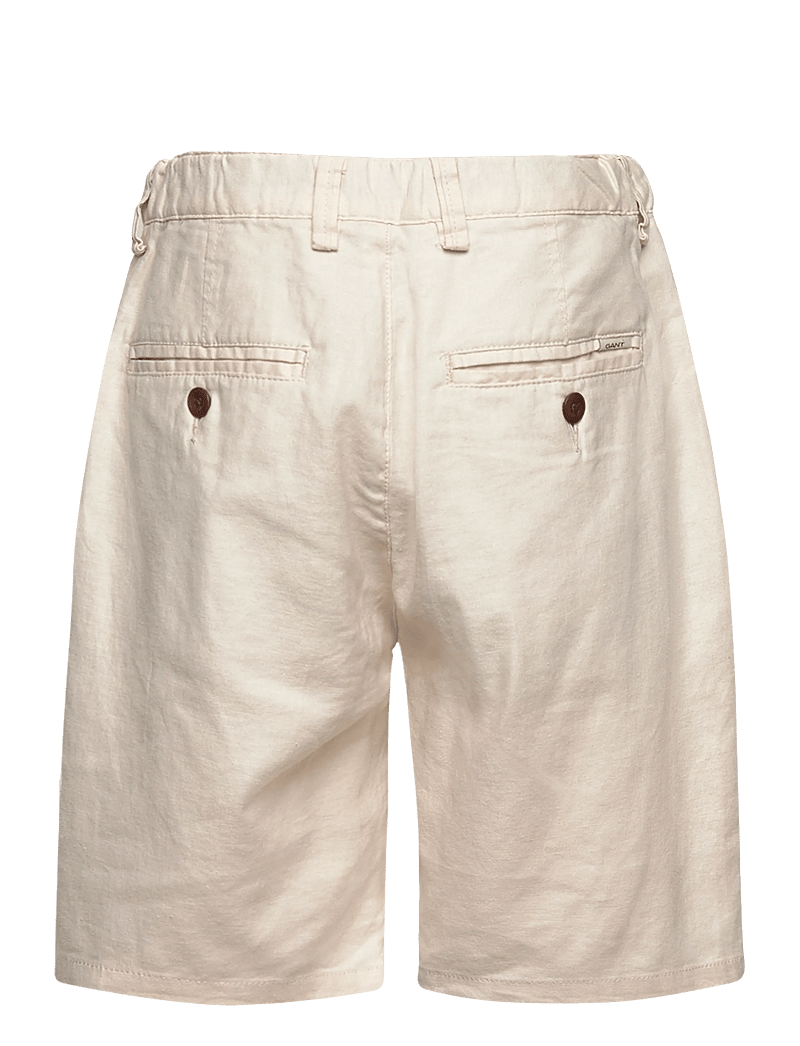 Gant Kids - Gant Shield Linen Blend Shorts - casual shorts - creamed white - 1