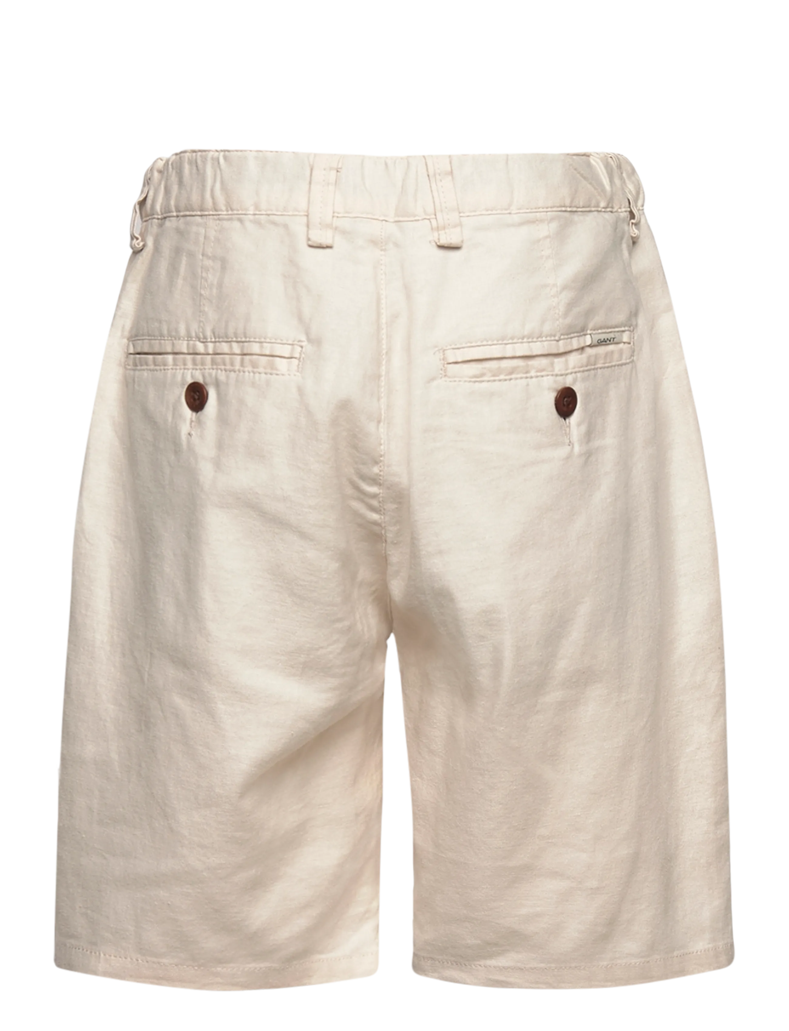 Gant Kids - Gant Shield Linen Blend Shorts - casual shorts - creamed white - 1