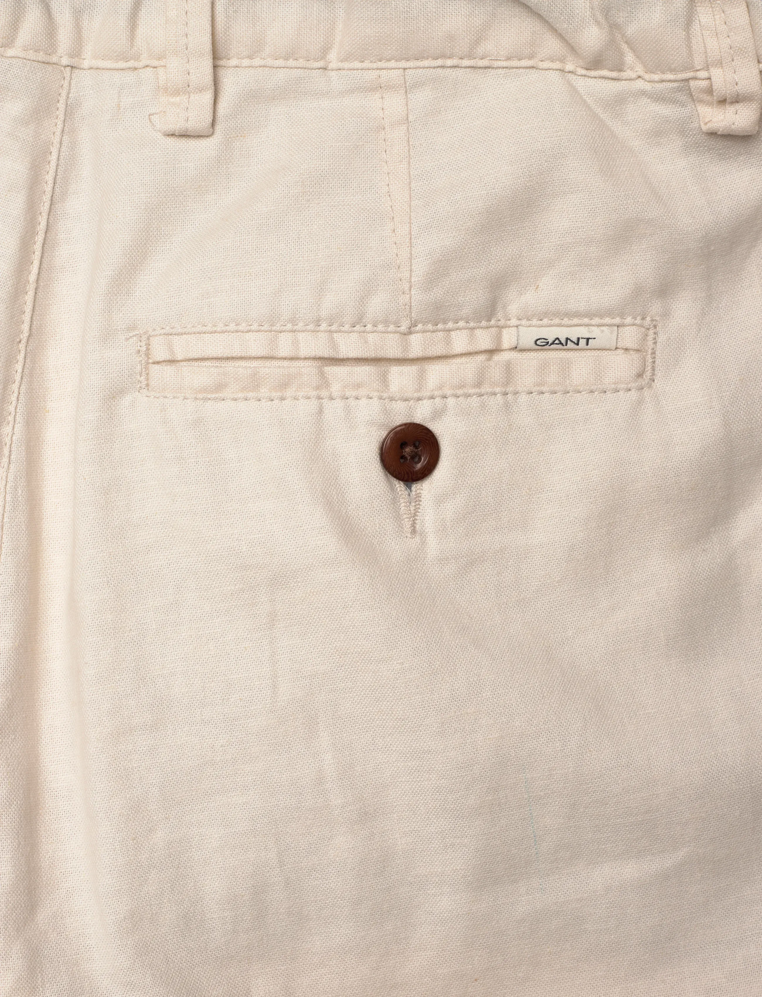 Gant Kids - Gant Shield Linen Blend Shorts - casual shorts - creamed white - 4