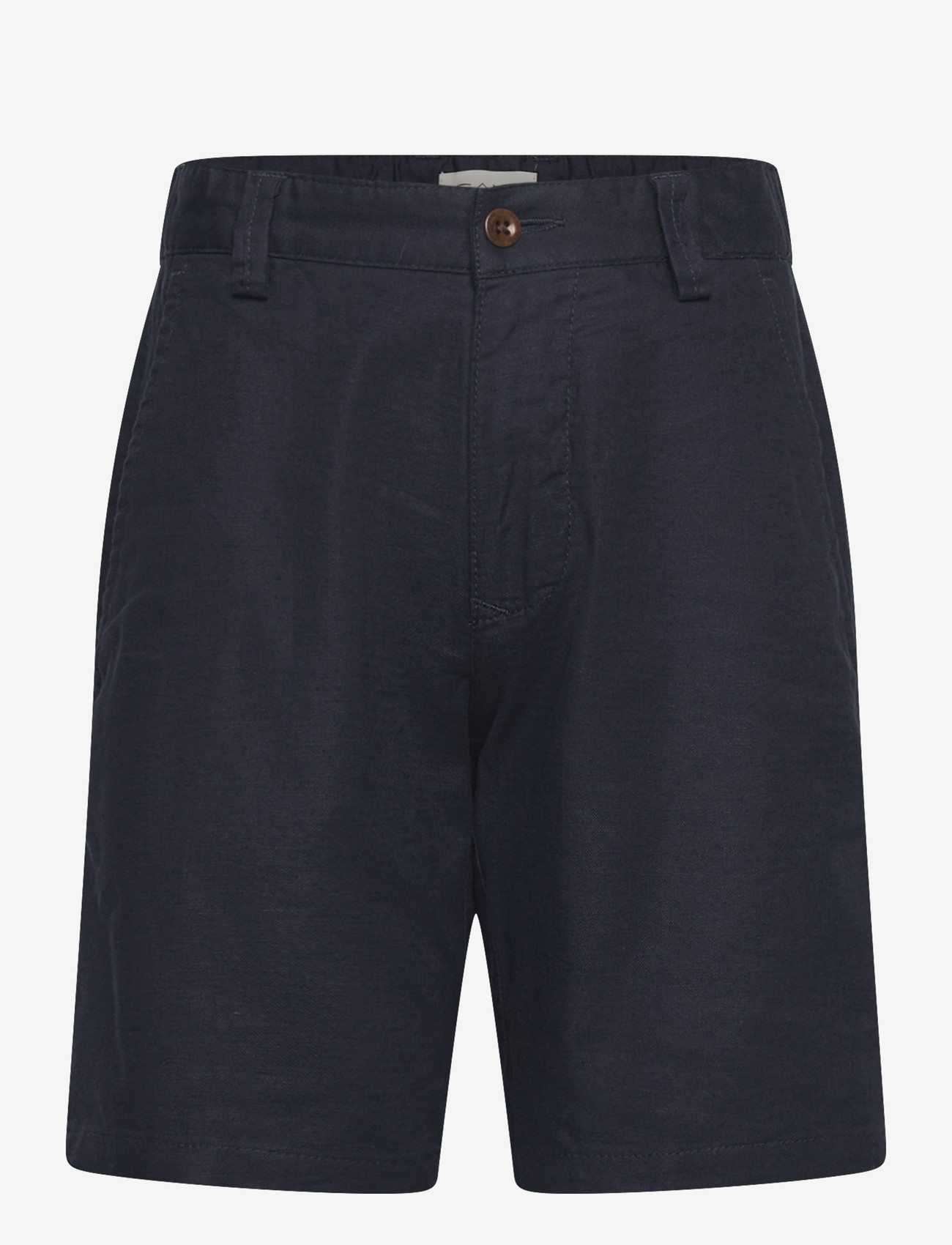 Gant Kids - Gant Shield Linen Blend Shorts - casual shorts - marine - 0