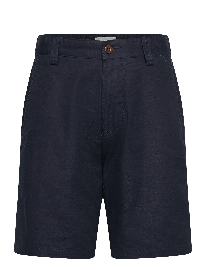 Gant Kids - Gant Shield Linen Blend Shorts - casual shorts - marine - 0