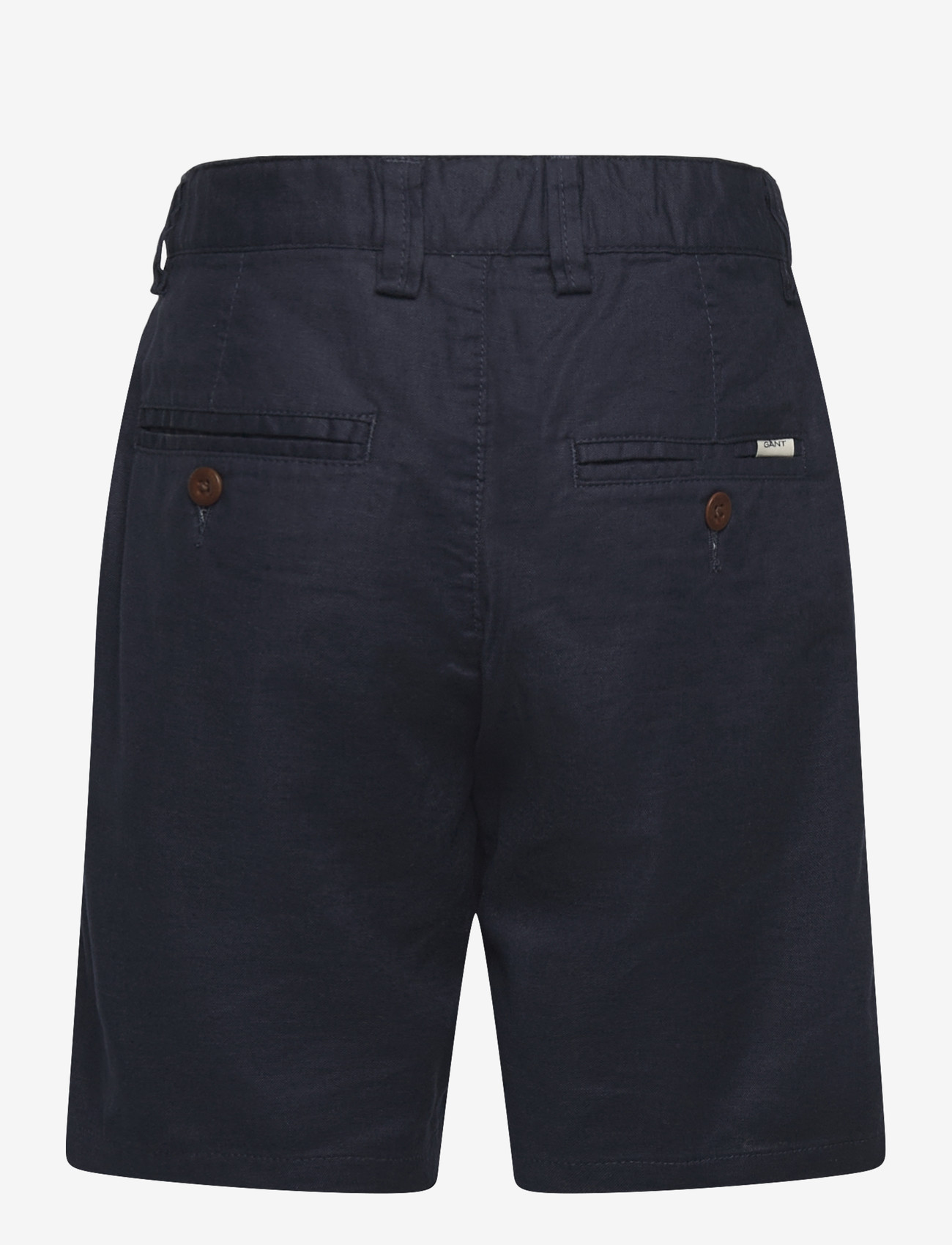 Gant Kids - Gant Shield Linen Blend Shorts - casual shorts - marine - 1