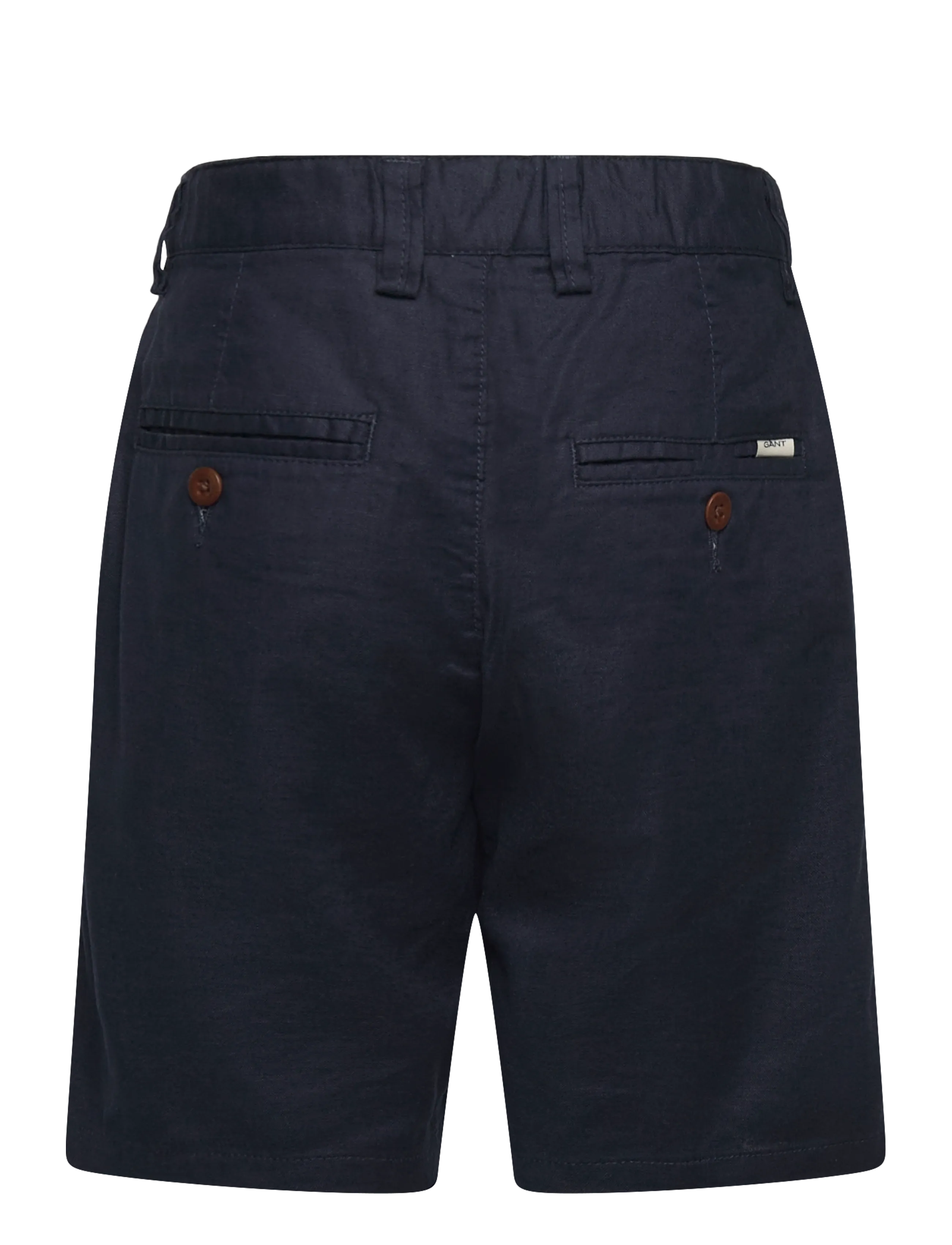 Gant Kids - Gant Shield Linen Blend Shorts - casual shorts - marine - 1