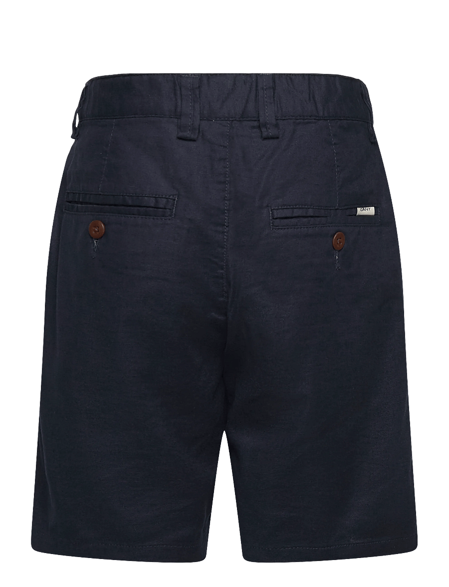 Gant Kids - Gant Shield Linen Blend Shorts - lühikesed vabaajapüksid - marine - 1
