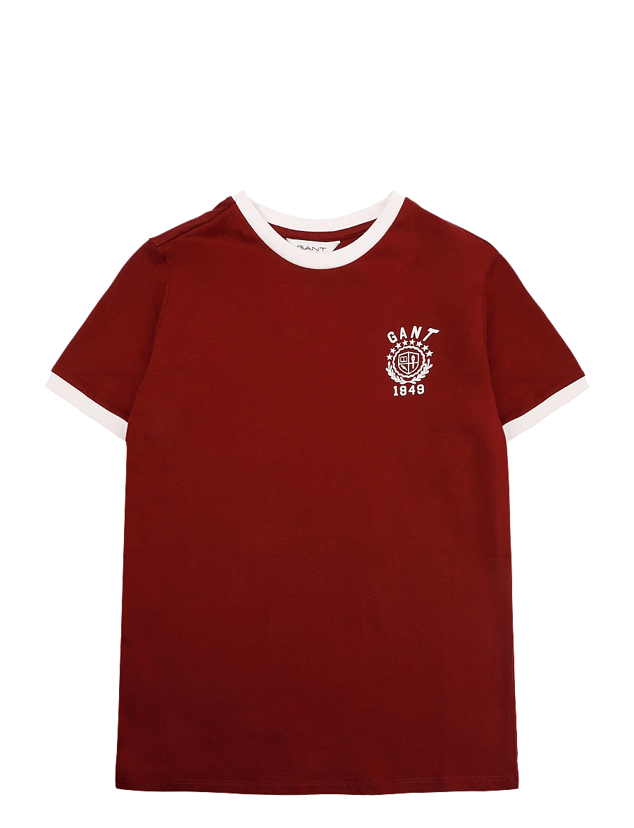 Gant Kids - Ringer T-Shirt - kurzärmelige - plumped red - 0