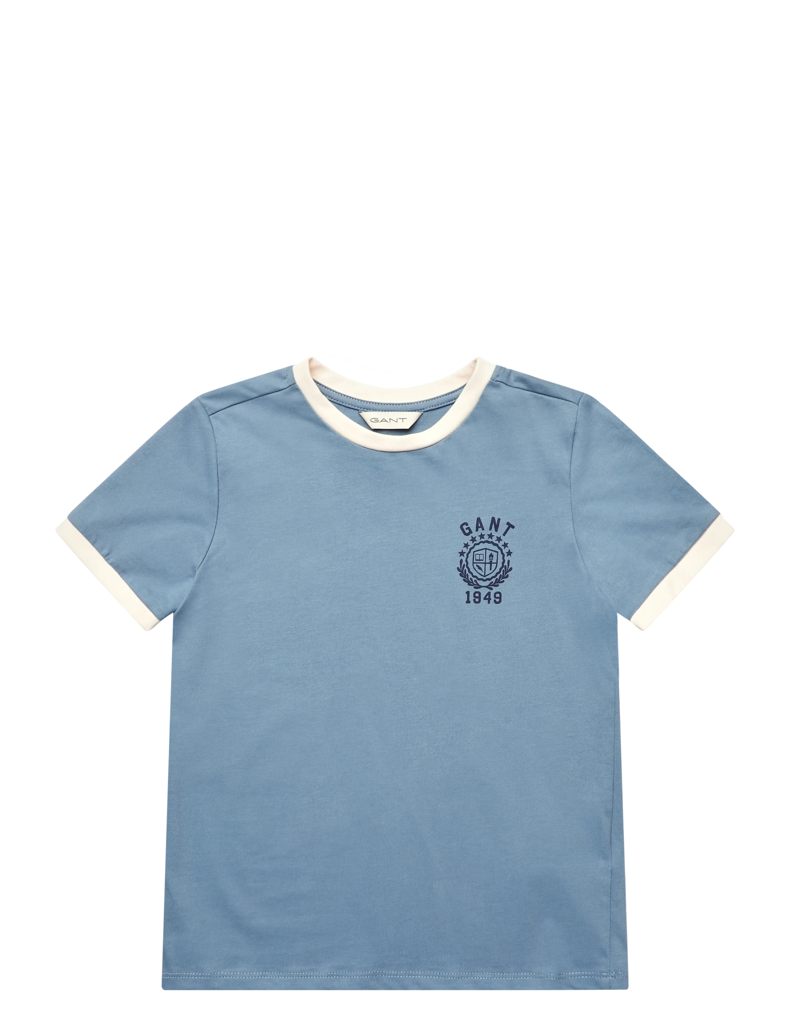 Gant Kids Ringer T-Shirt - T-shirts - SALTY SEA / blue