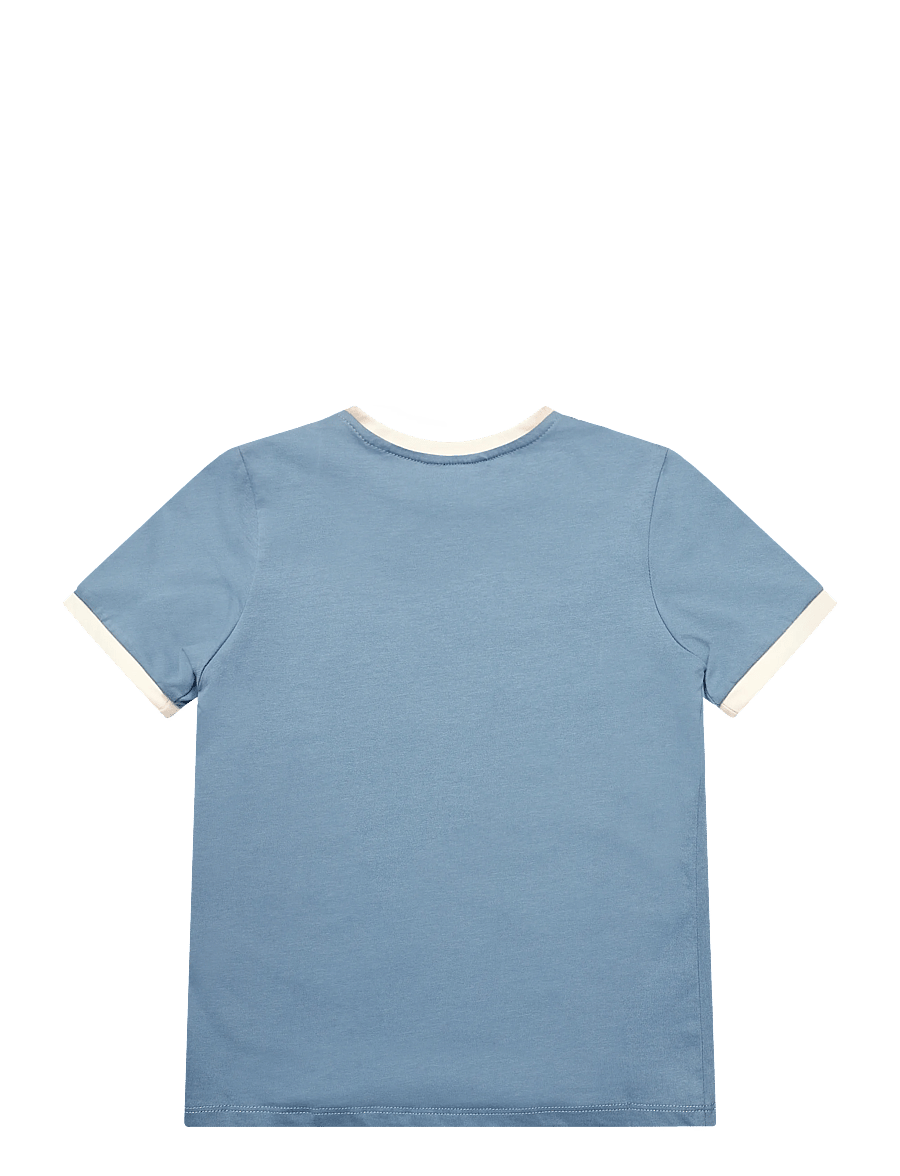 Gant Kids - Ringer T-Shirt - lühikeste varrukatega t-särgid - salty sea - 1
