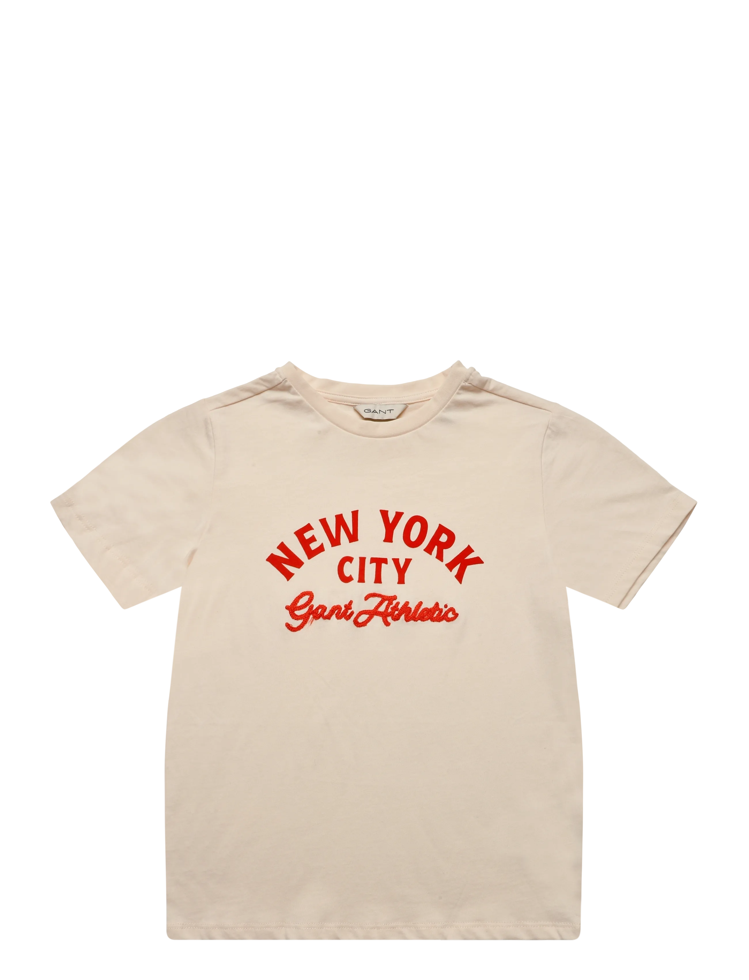 Gant Kids College SS T-Shirt - Oberteile & T-Shirts - CREAMED WHITE / cream