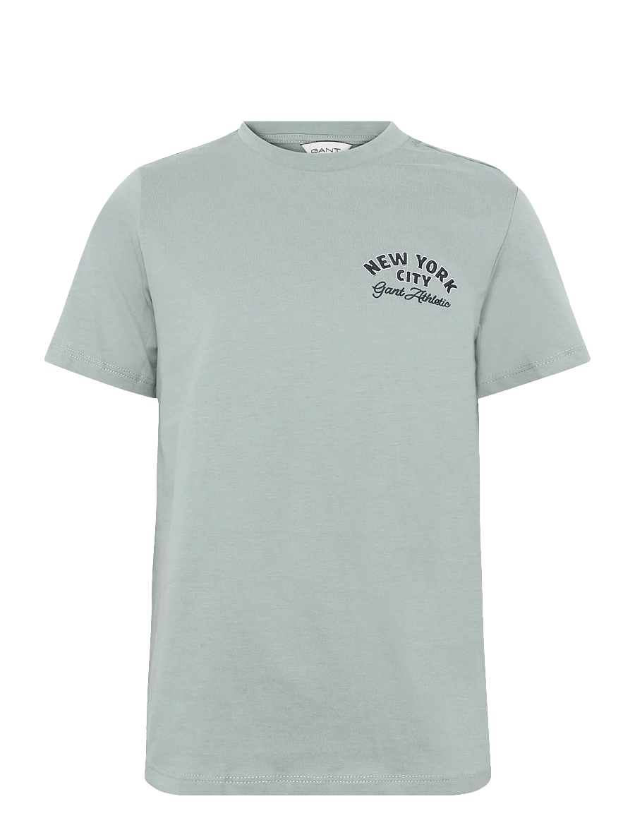 Gant Kids - Athletic SS T-Shirt - sporttoppar - surplus mint - 0