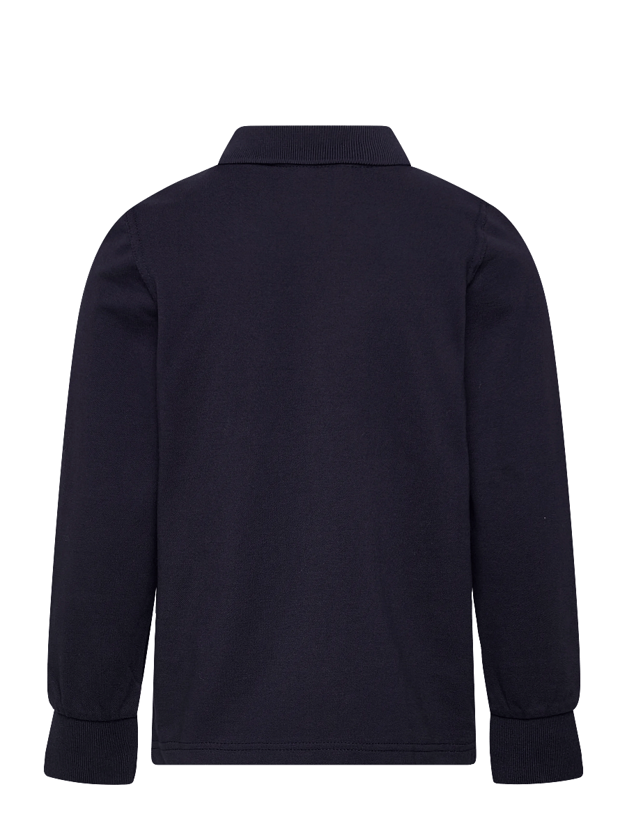 Gant Kids - Shield LS Pique Polo Shirt - långärmade pikéer - evening blue - 1
