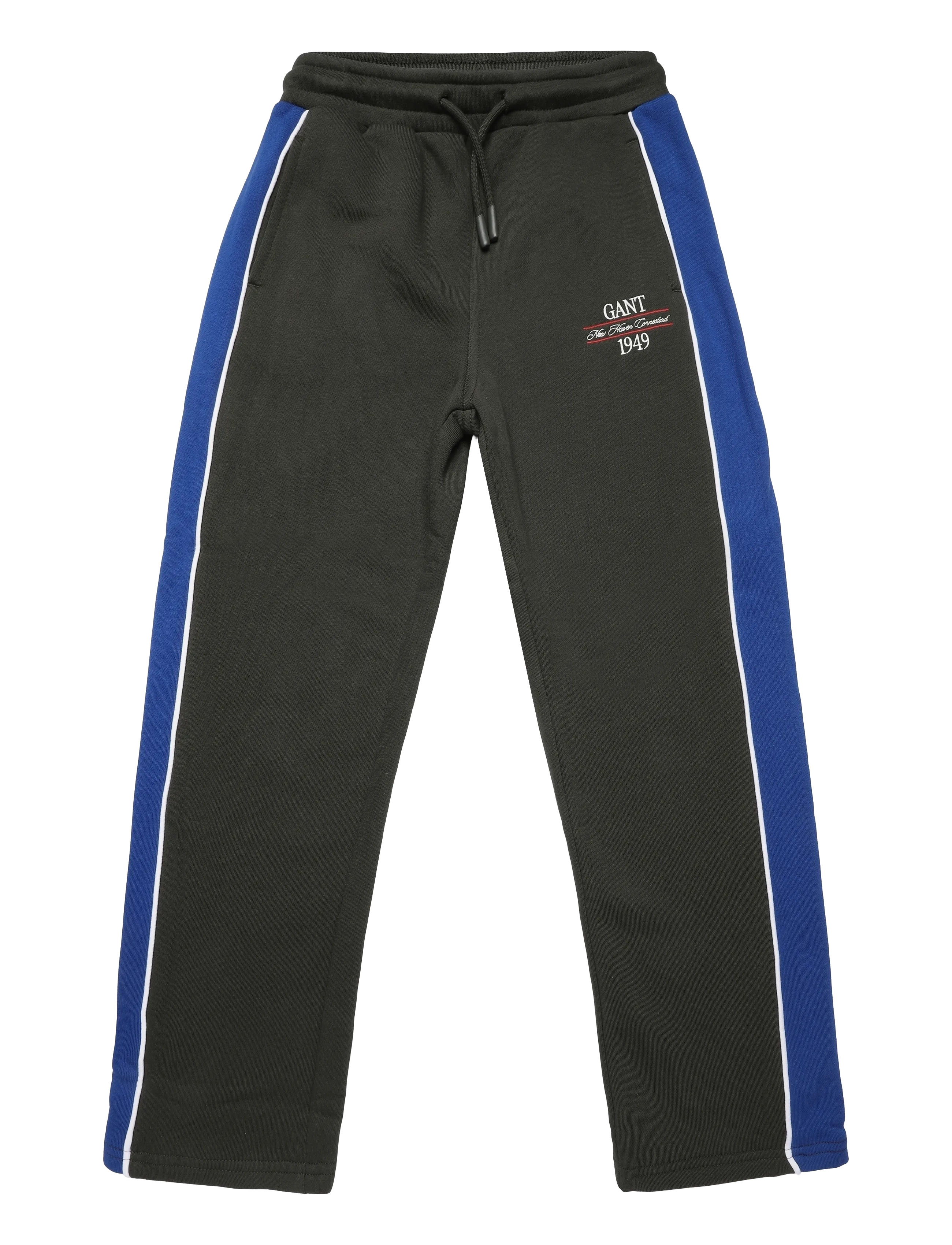 Gant Kids Straight Lfit Colourblock Sweatpants - Hosen - DARK MOSS GREEN / khaki/green