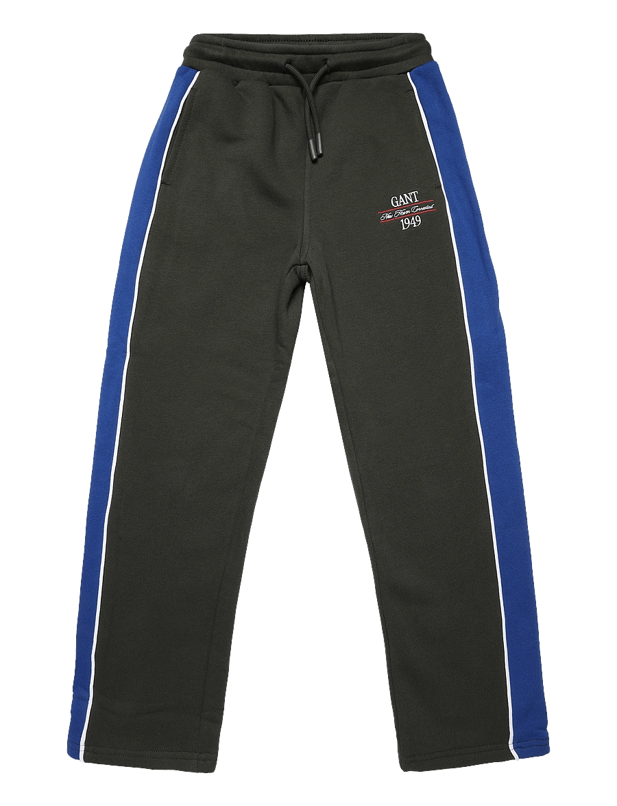 Gant Kids - Straight Lfit Colourblock Sweatpants - jogginghosen - dark moss green - 0