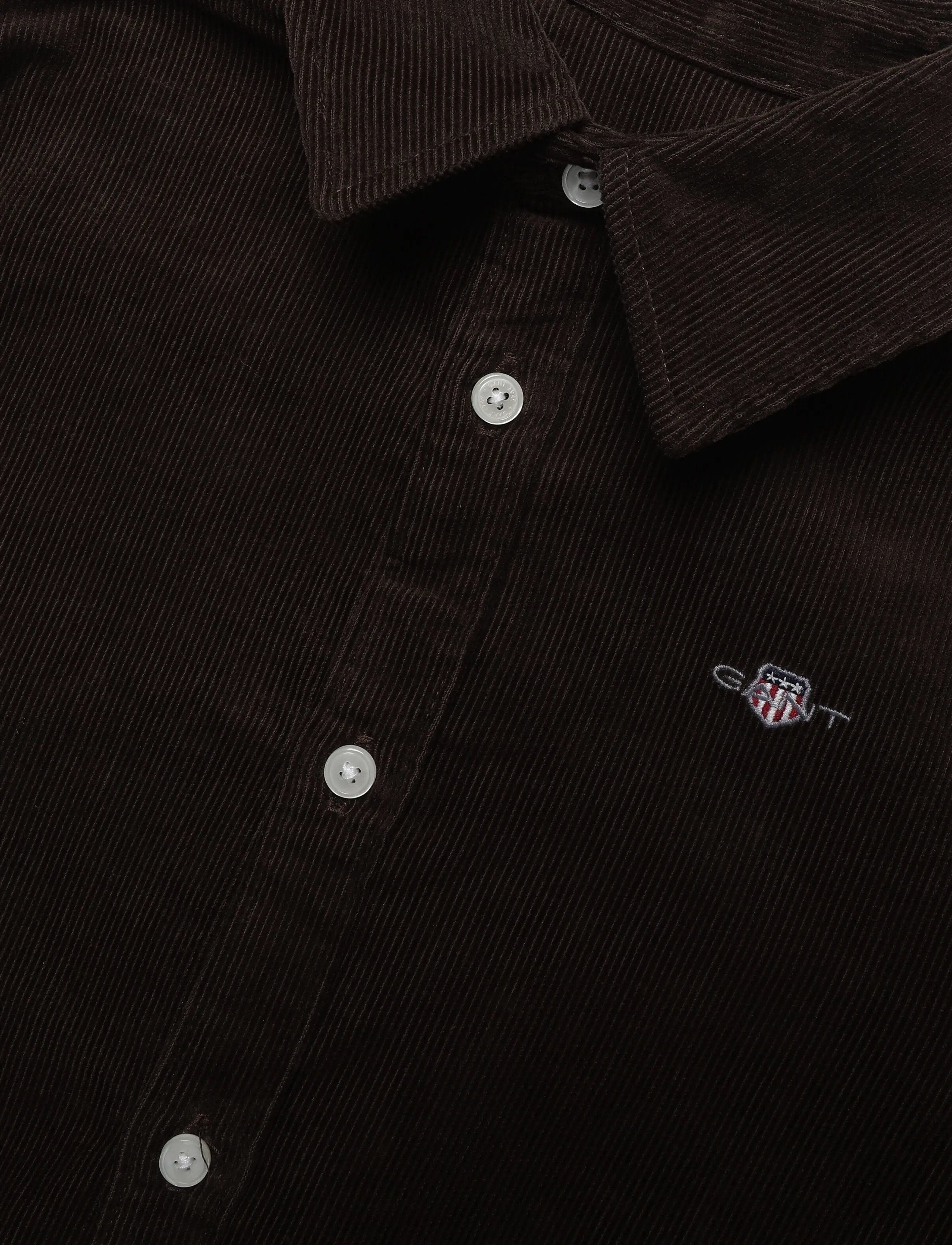 Gant Kids - Corduroy LS Shirt - langärmlige hemden - shadow brown - 2