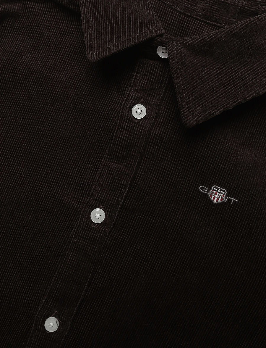 Gant Kids - Corduroy LS Shirt - langärmlige hemden - shadow brown - 2