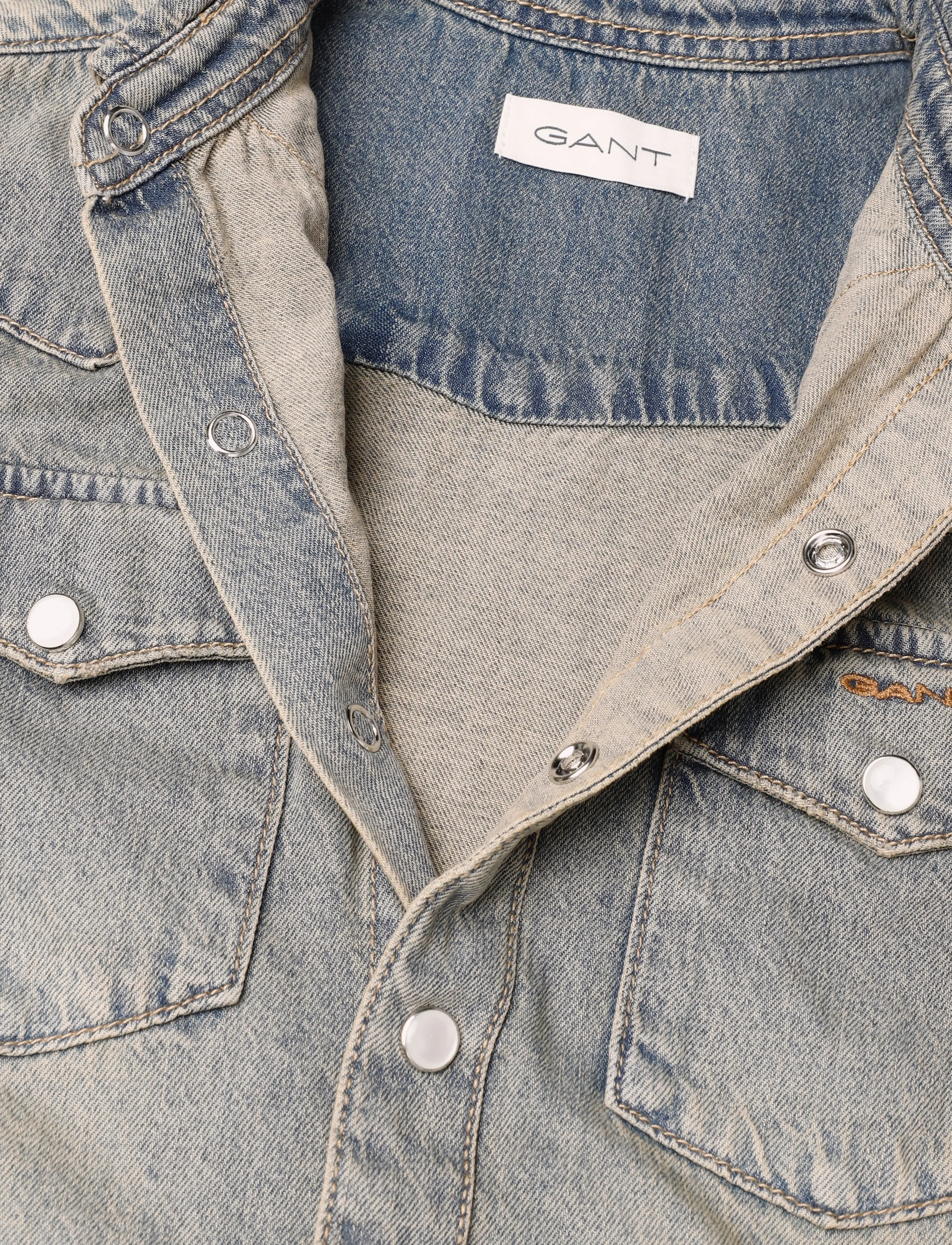 Gant Kids - Vintage Look Overshirt - grey tint wash - 2