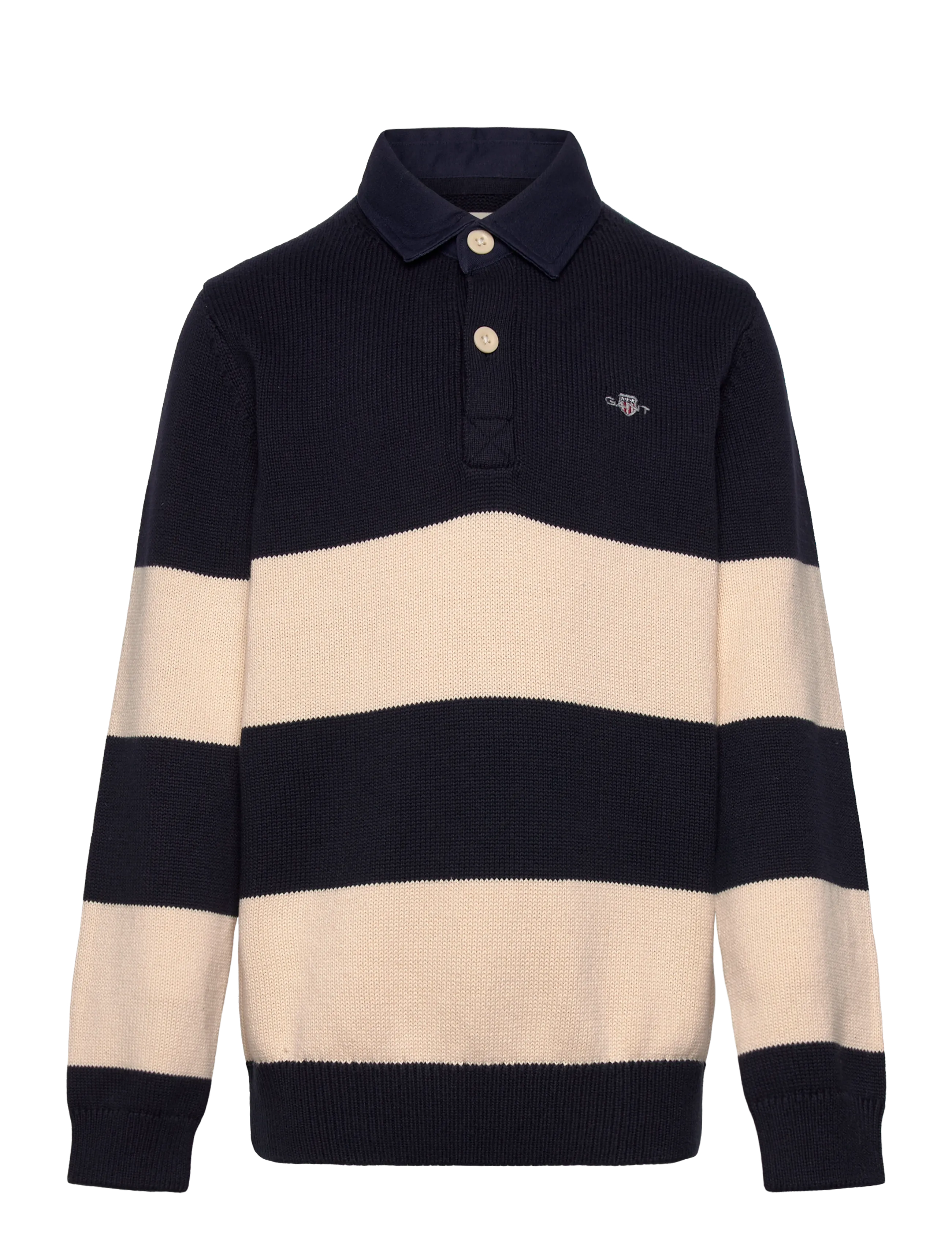 Gant Kids Gant Knitted Rugby - Overdele - EVENING BLUE / navy