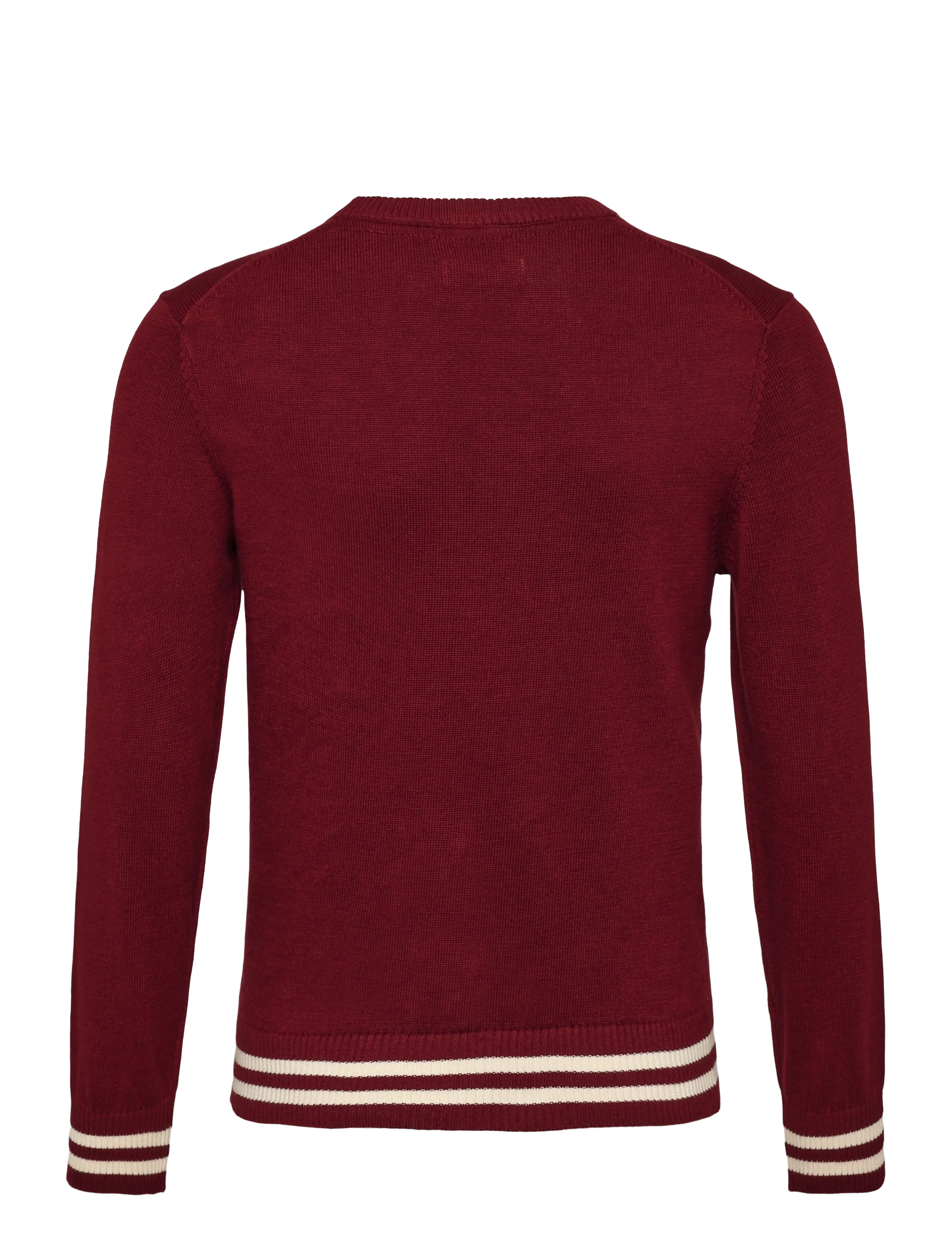 Gant Kids - Intarsia Crew Neck Sweater - pullover - plumped red - 1