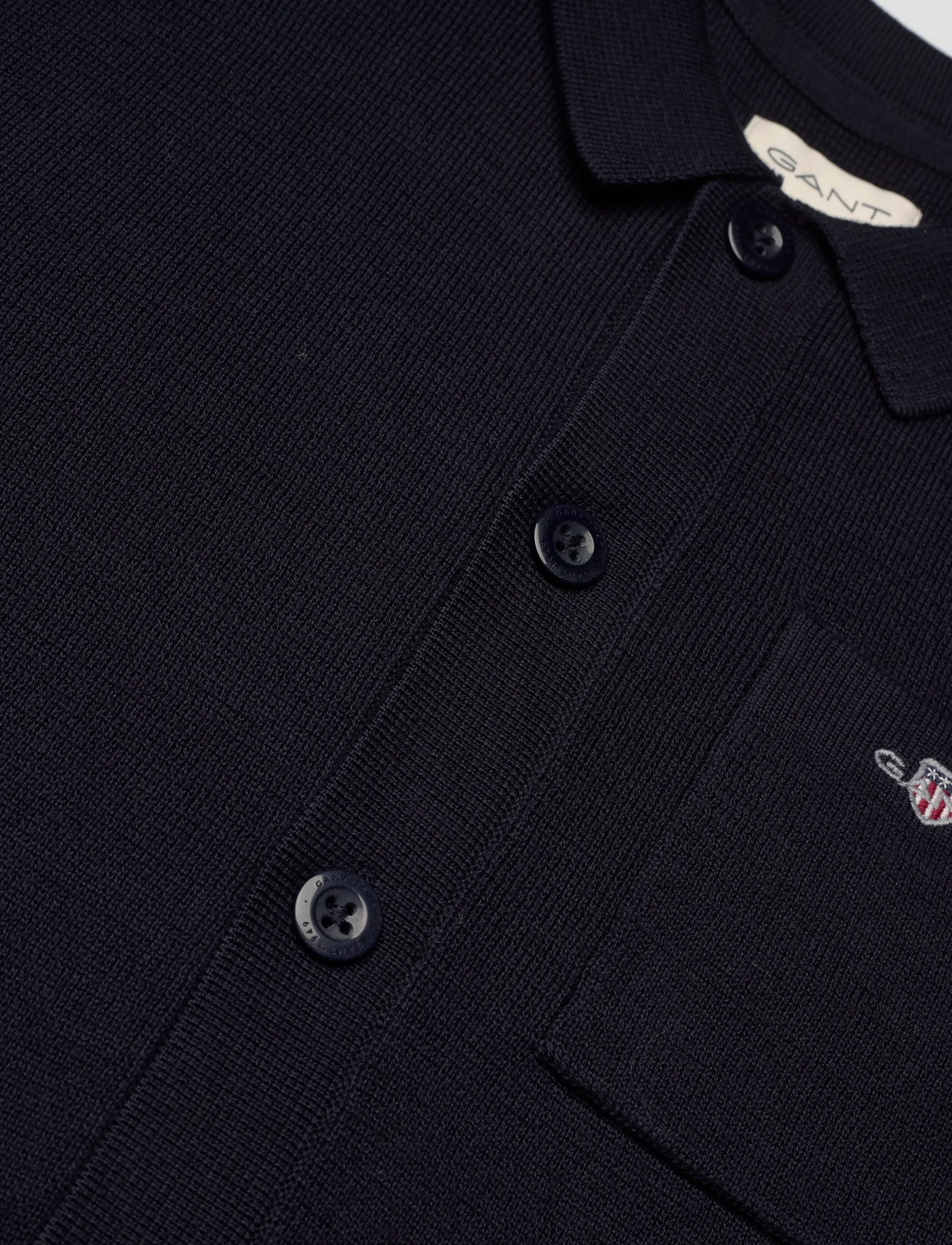 Gant Kids - Knitted Shirt - evening blue - 2