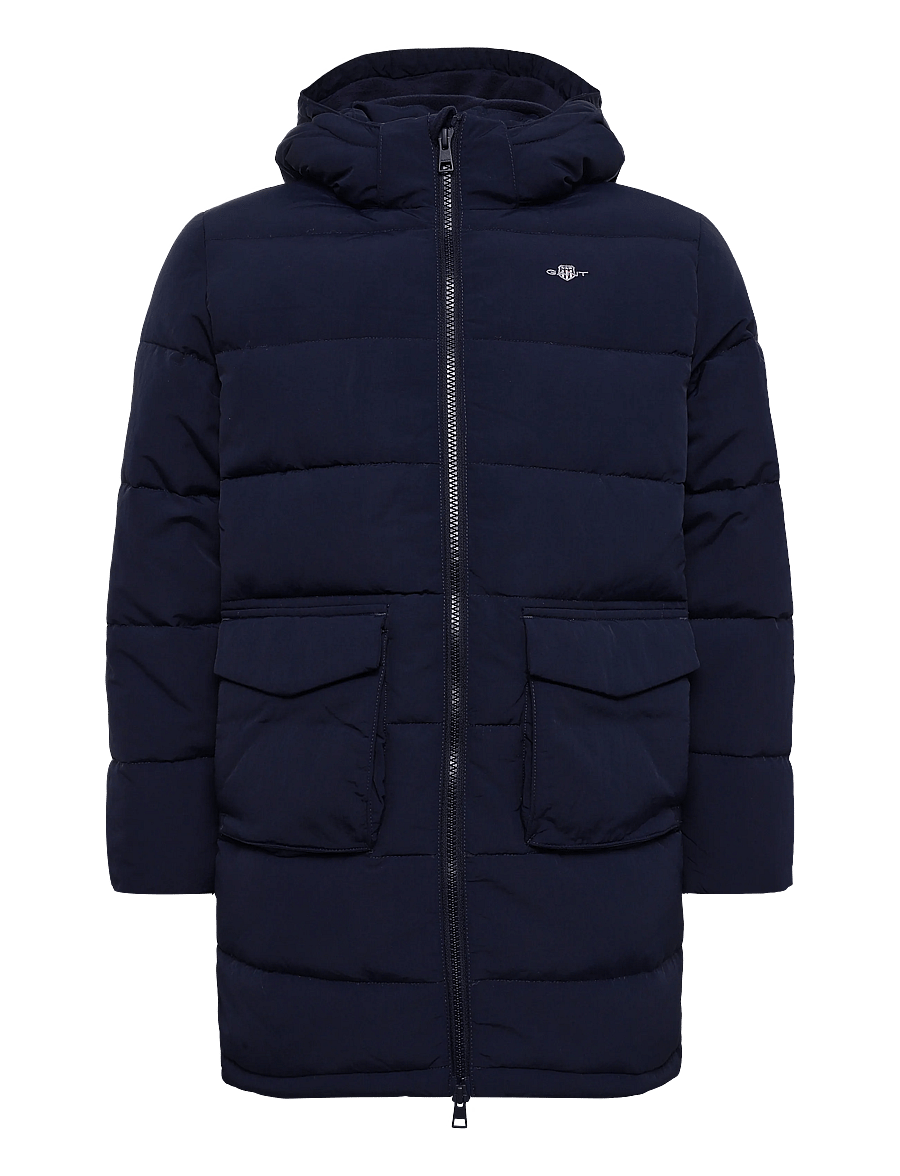 Gant Kids - Heavyweight Longline Puffer - talvejoped - evening blue - 0