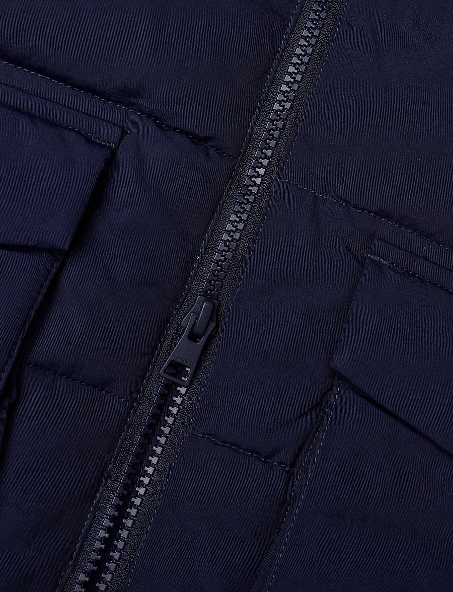 Gant Kids - Heavyweight Longline Puffer - talvejoped - evening blue - 3