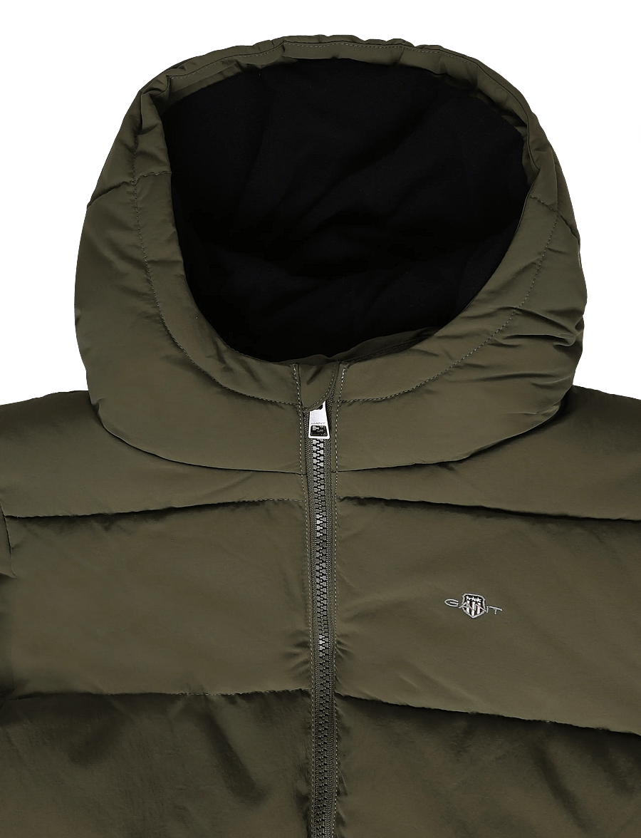 Gant Kids - Cloud Baffle Jacket - vinterjakker - juniper green - 2