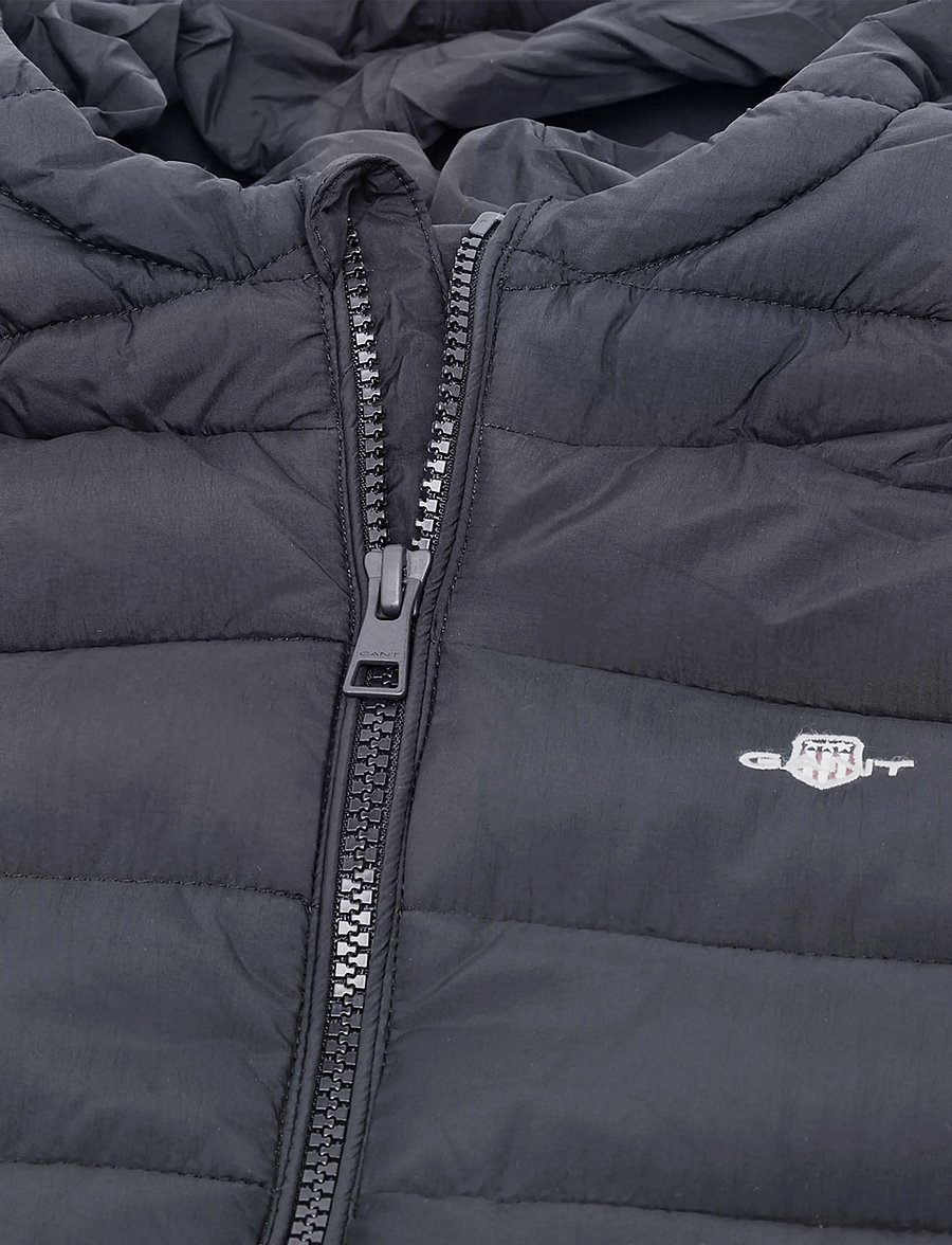 Gant Kids - Hooded Puffer Jacket FAUX down fill - talvejoped - black - 2