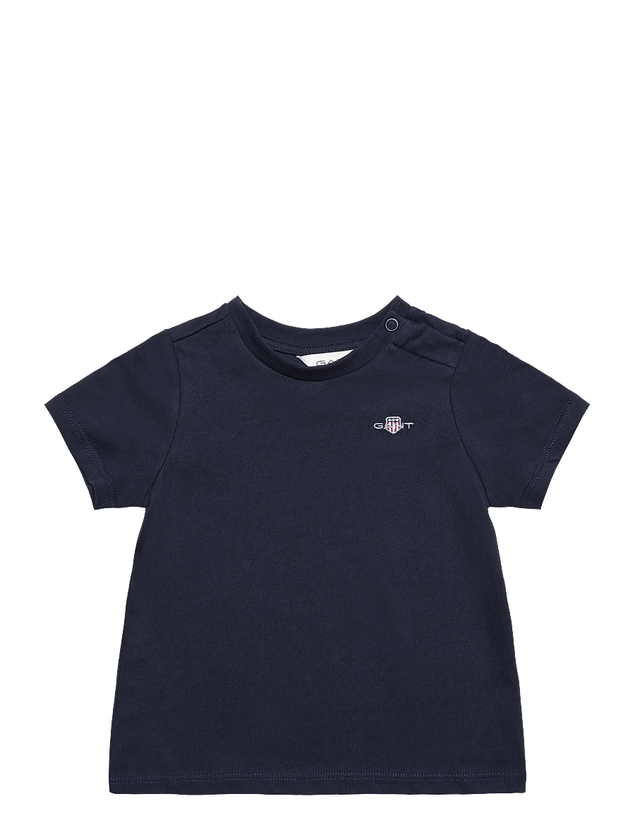 Gant Kids - Shield SS T-Shirt - lühikeste varrukatega t-särgid - evening blue - 0