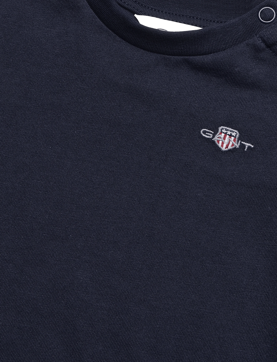 Gant Kids - Shield SS T-Shirt - lühikeste varrukatega t-särgid - evening blue - 2