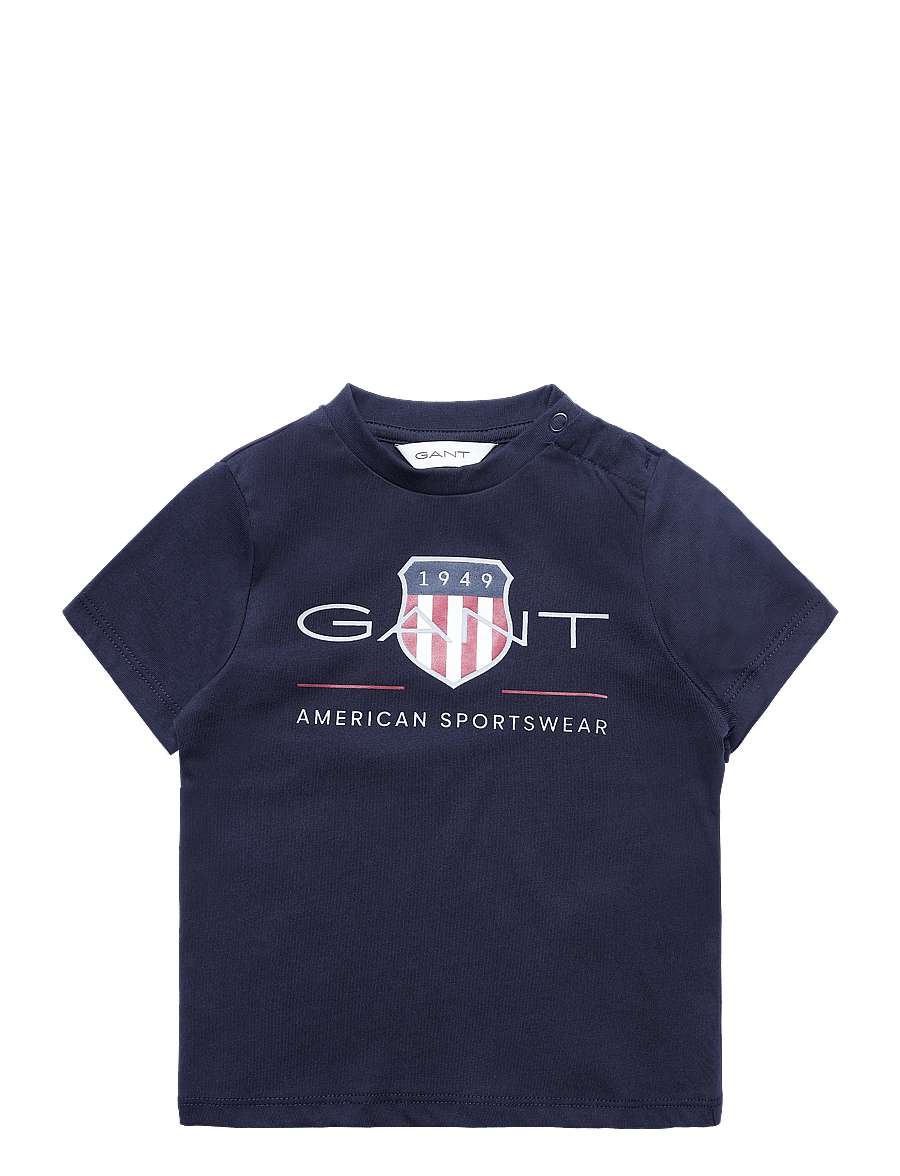 Gant Kids - Archive Shield SS T-Shirt - kurzärmelige - evening blue - 0