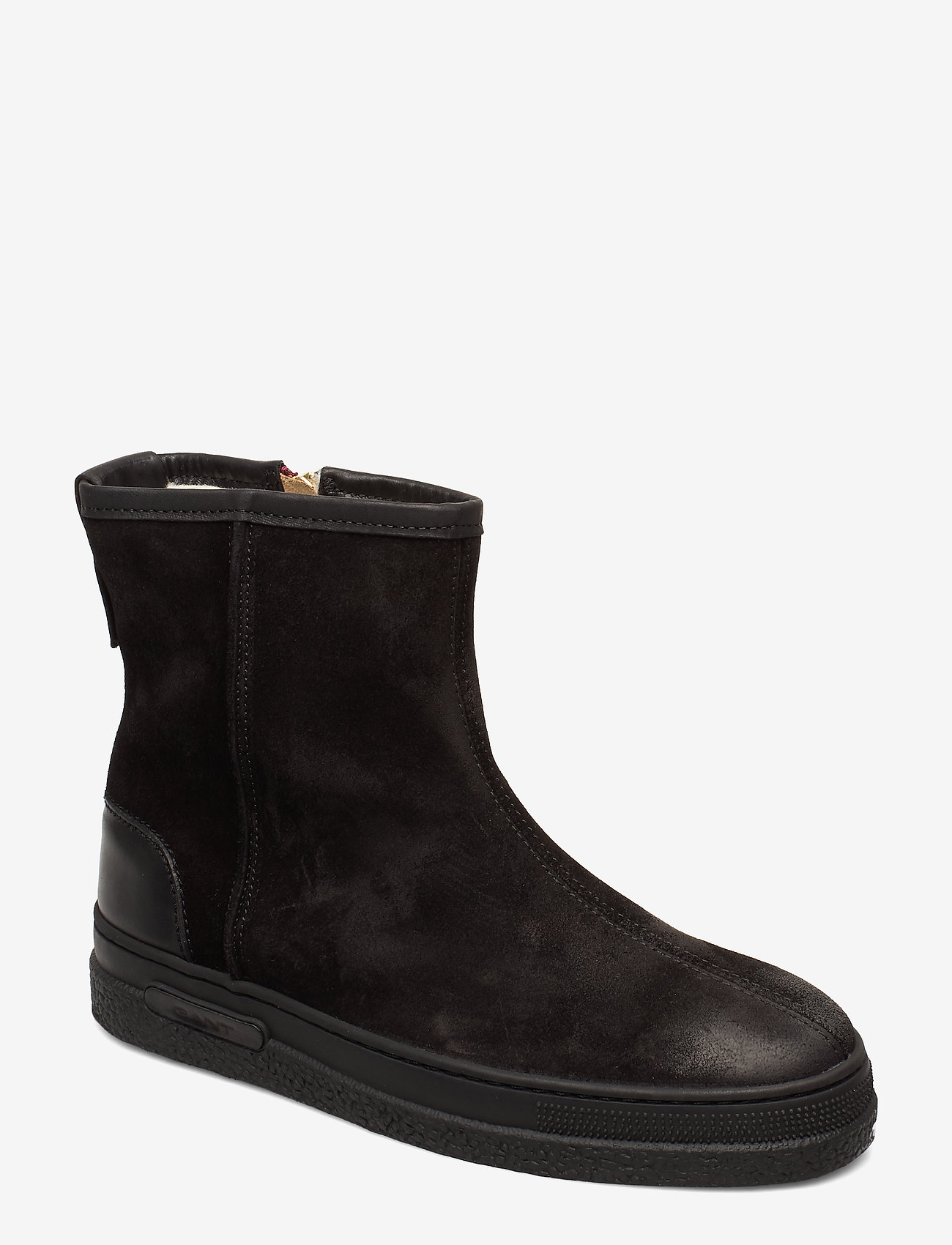 Maria Mid Zip boot - BLACK