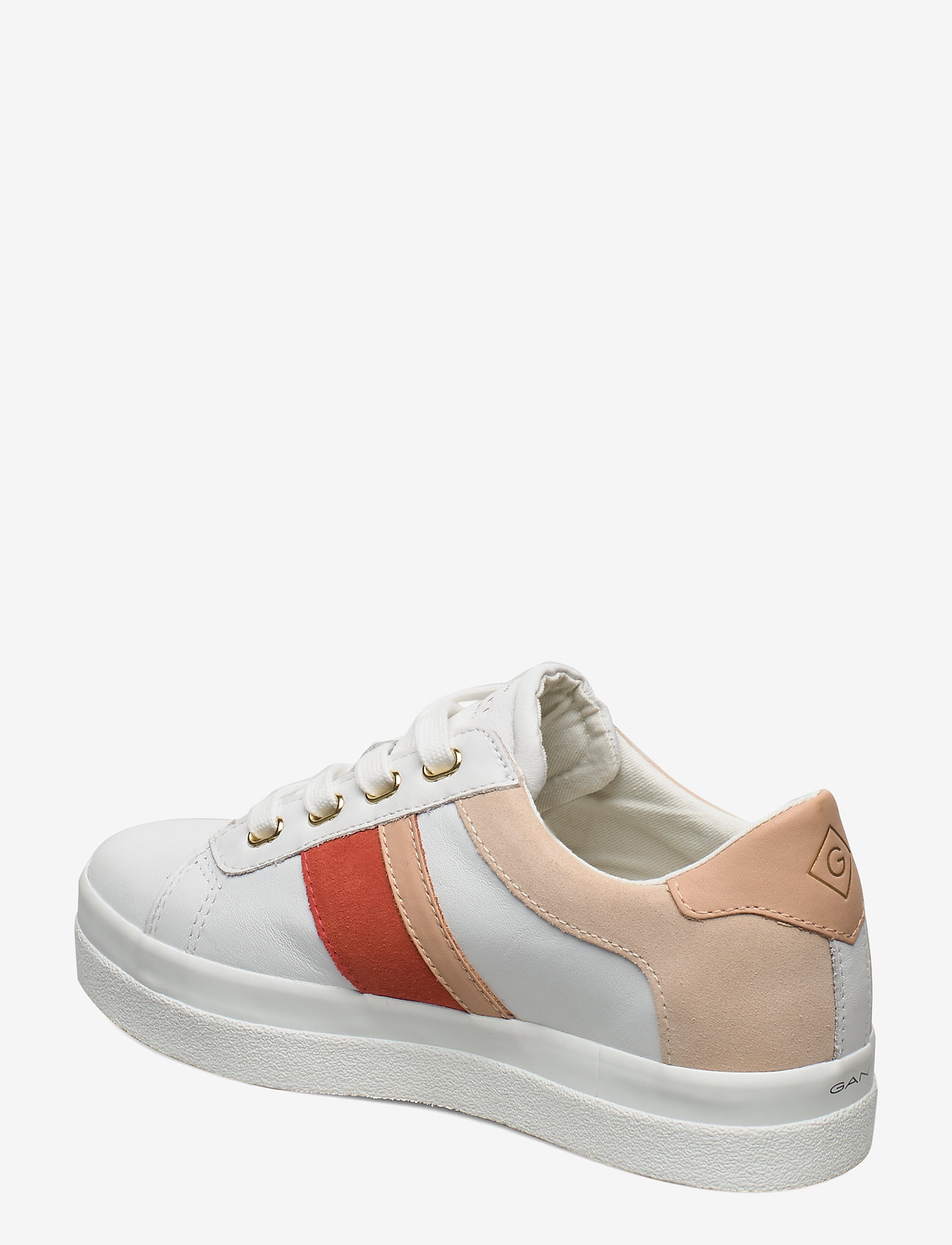 GANT - Avona Sneaker - br.wht./br. coral - 2