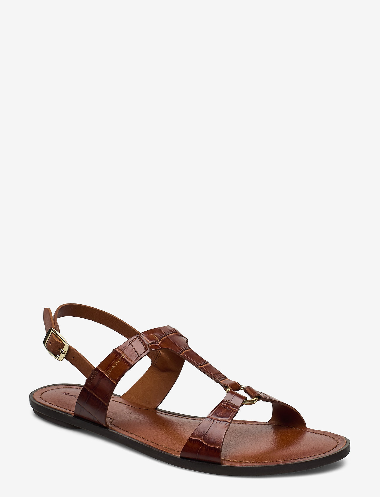 GANT - Beechum Sandal - cognac crocco optic - 0