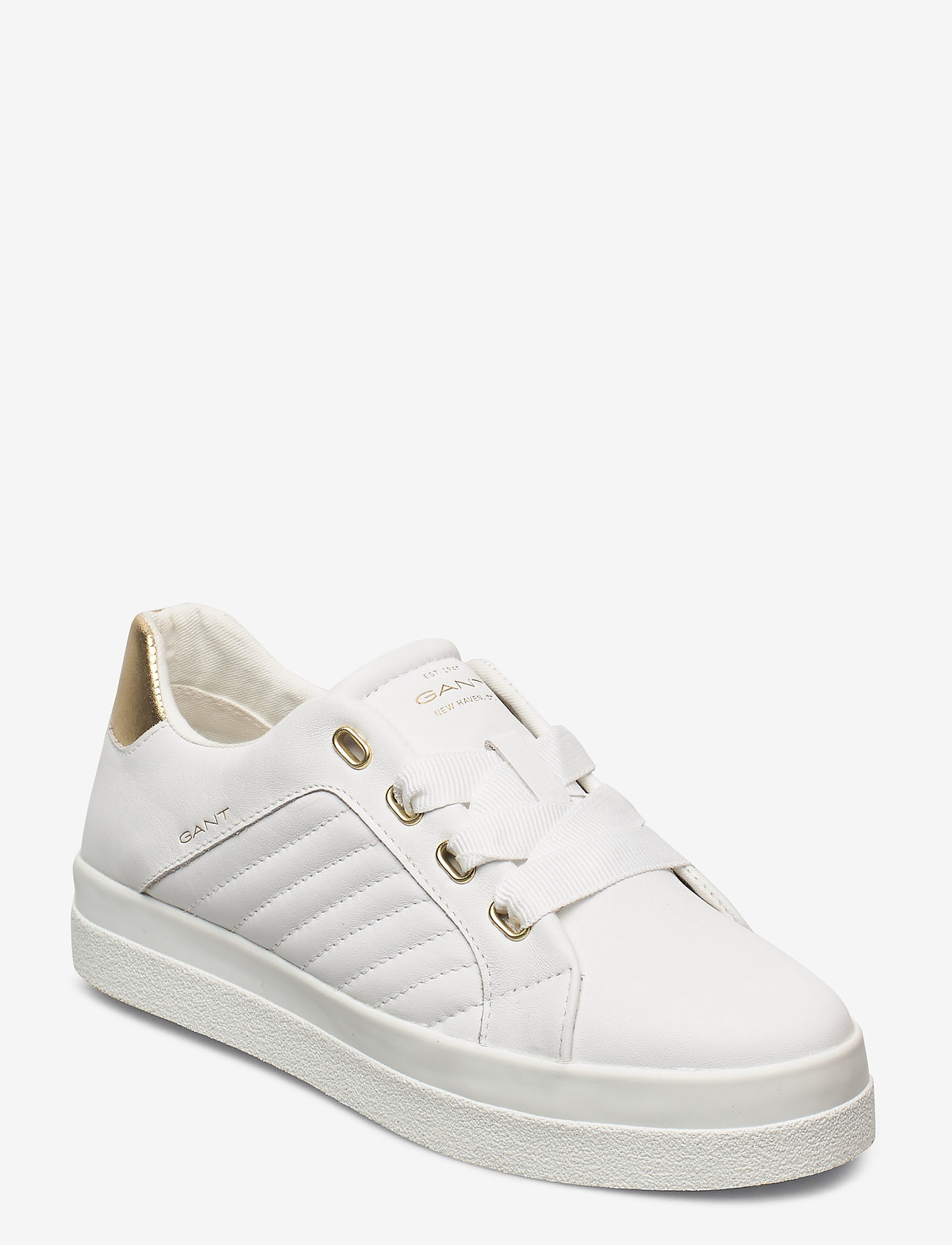 GANT - Avona Low lace shoes - bright white/gold - 0