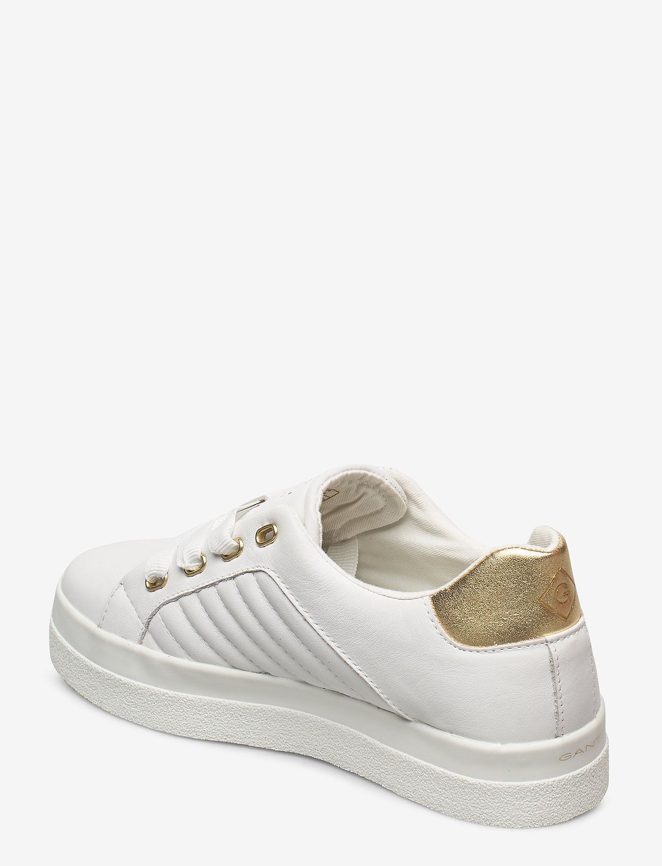 GANT - Avona Low lace shoes - bright white/gold - 2
