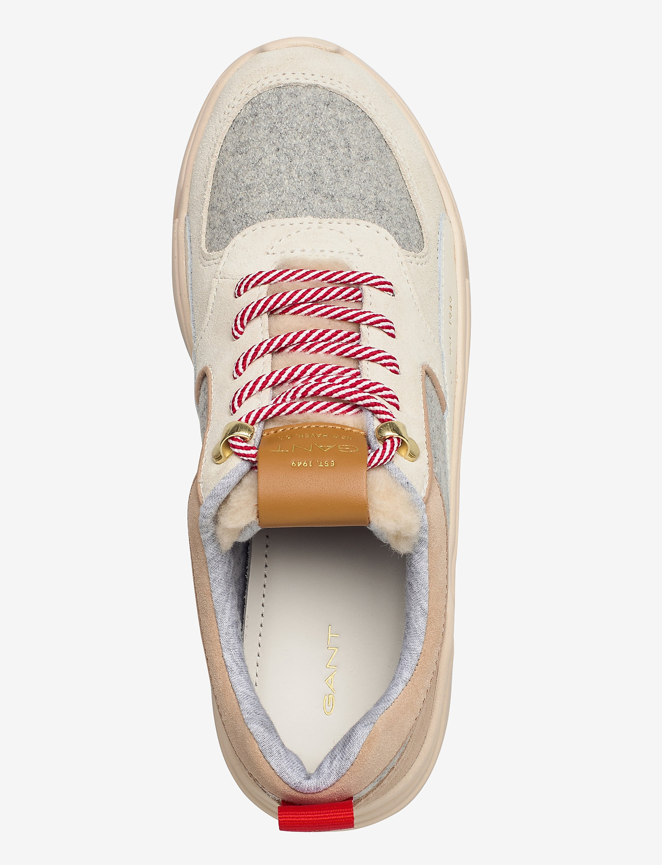 GANT - Cocoville Low lace s - cream/gray - 3