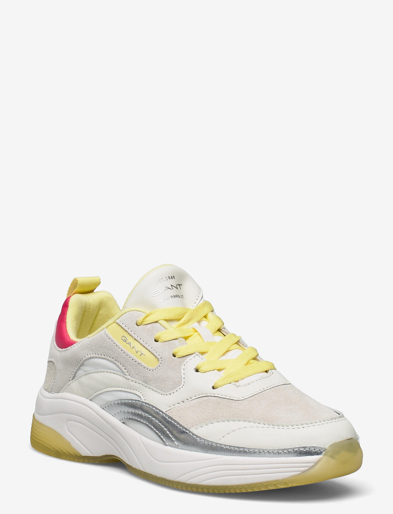 Calinne Sneaker - WHITE/YELLOW