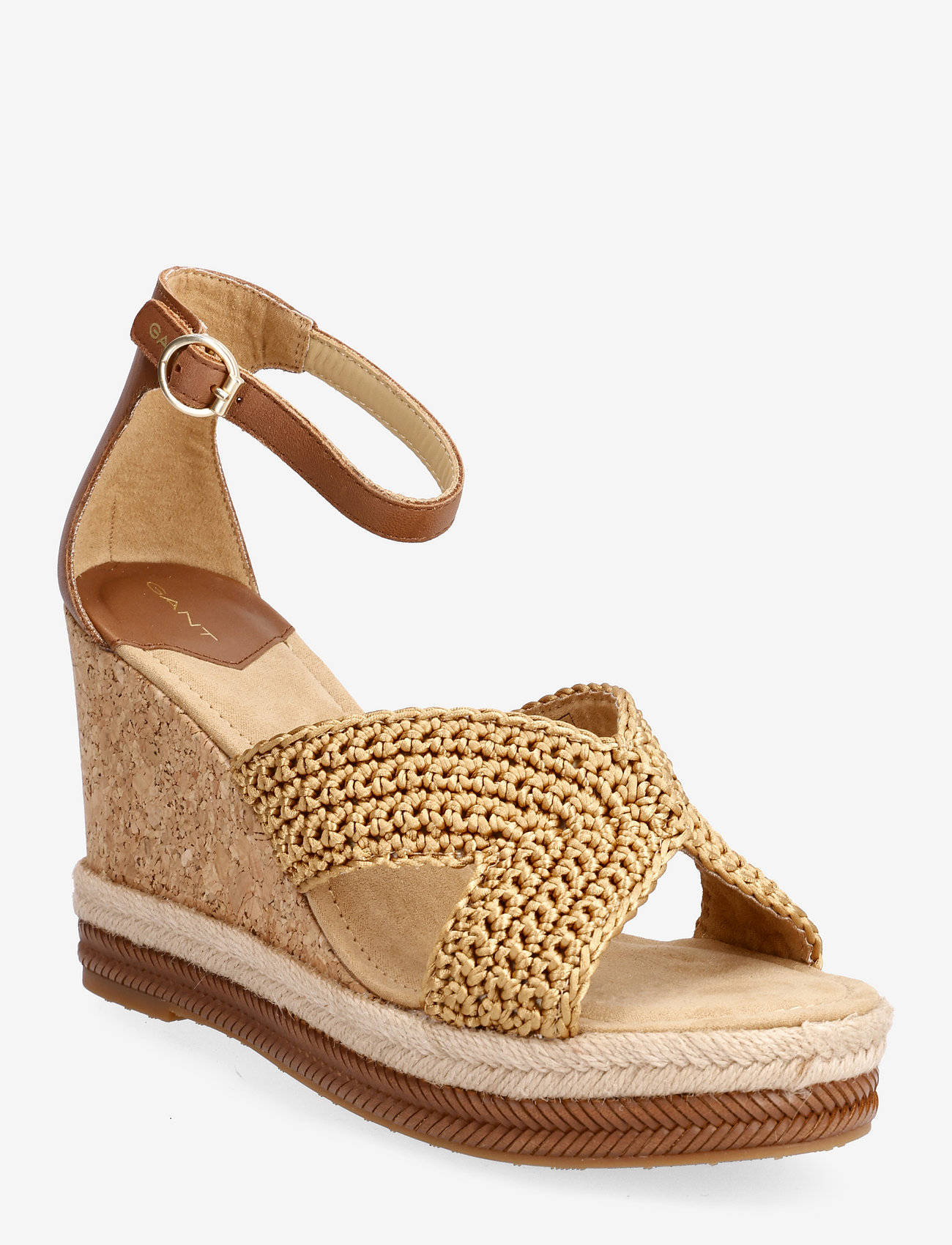 GANT - Ivalice Wedge Sandal - fudge caramel - 0