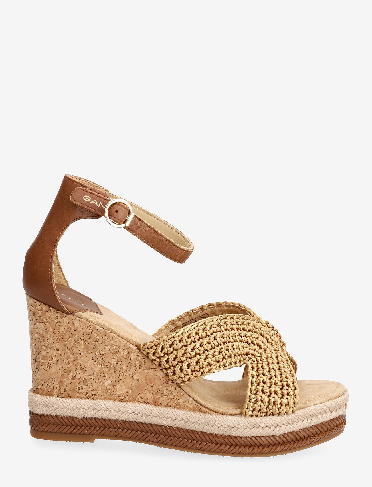 GANT - Ivalice Wedge Sandal - fudge caramel - 1