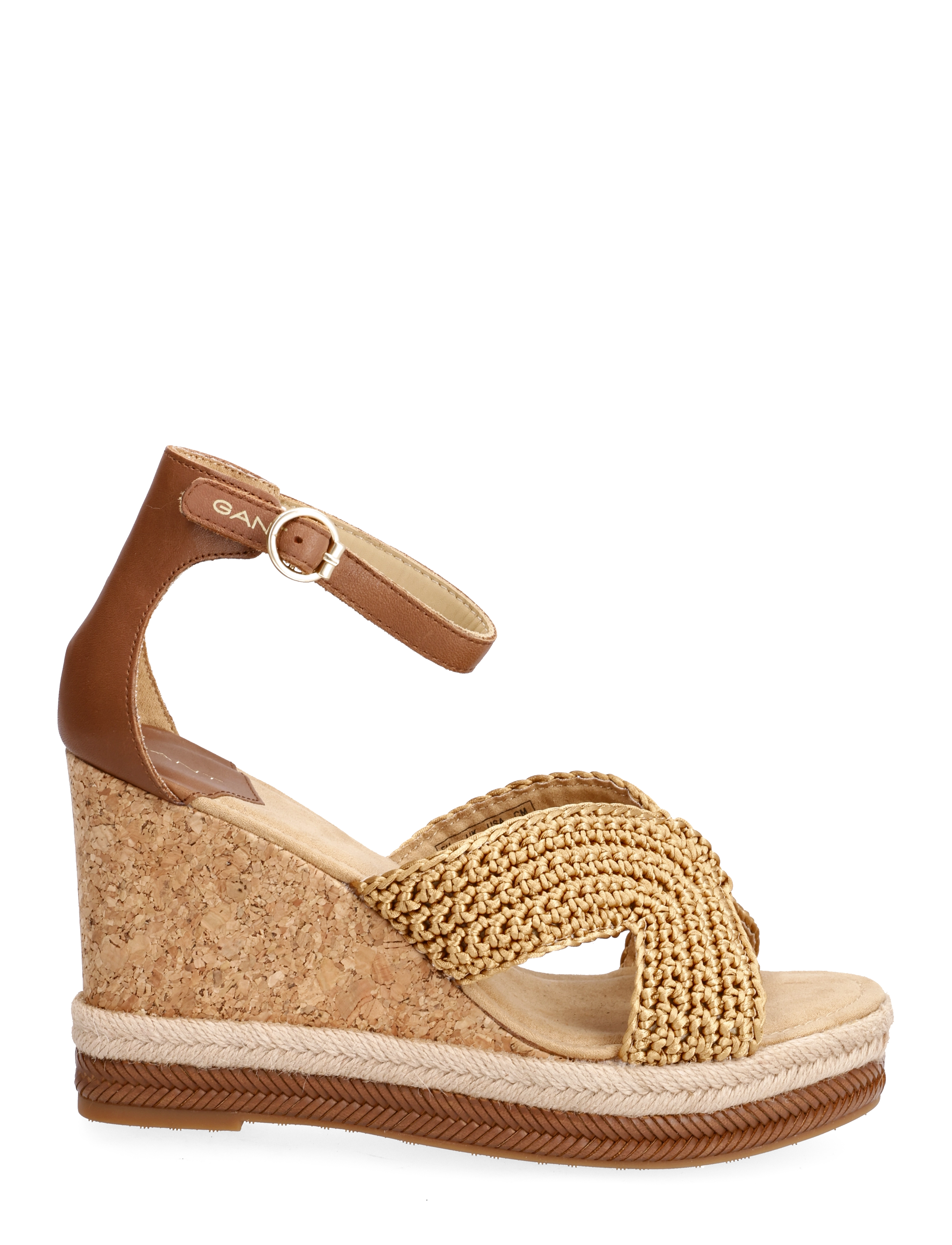 GANT - Ivalice Wedge Sandal - fudge caramel - 1