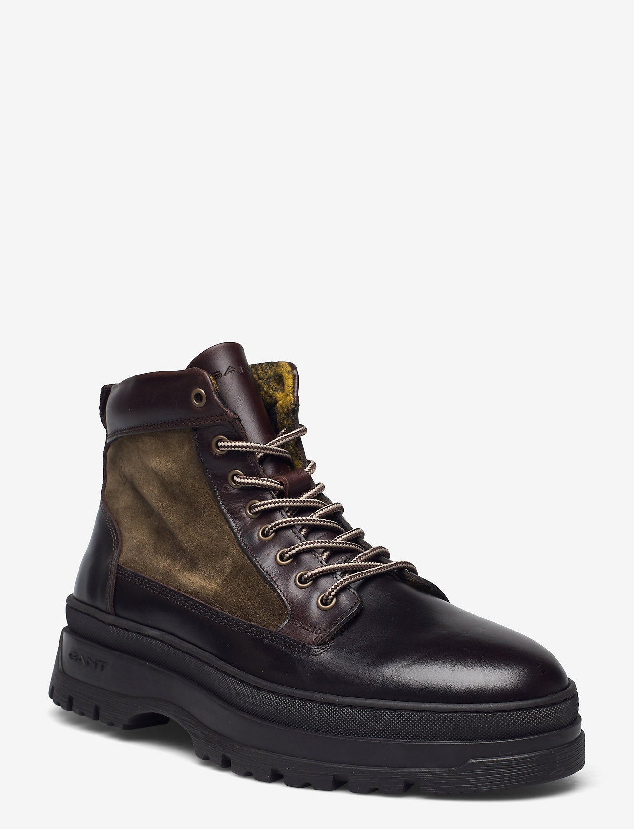 GANT - St Grip Mid Lace Boot - ivy green/dk bro/espresso - 0