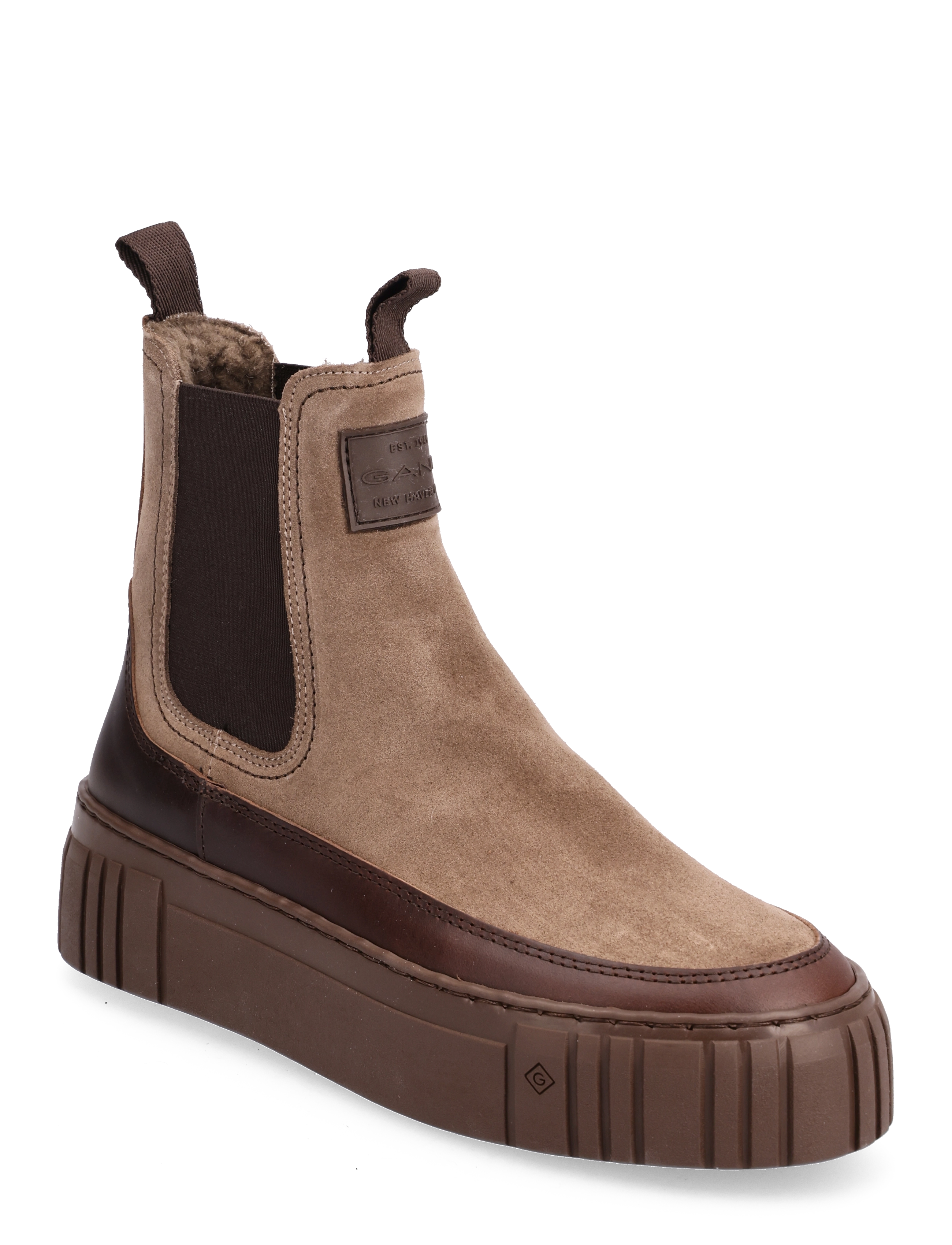 TAUPE/DARK BROWN