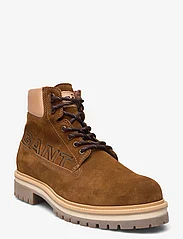 GANT - Palmont Mid Boot - støvler med snøre - tobacco brown - 0