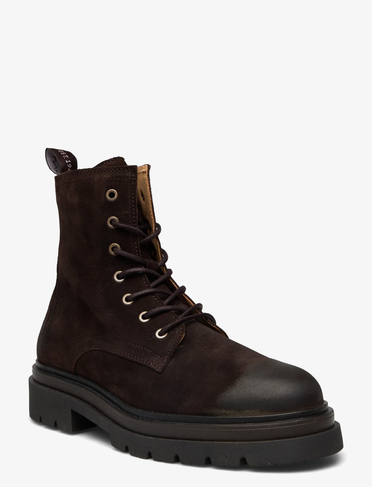 GANT - Ramzee Mid Boot - veter schoenen - dark brown - 0